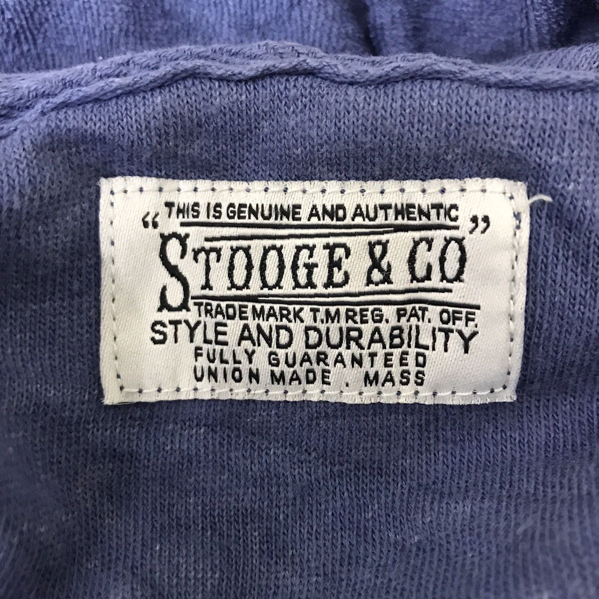 Vintage STOOGE & Co Union Made Aztec Navajo Native Fleece Hooded Size US M / EU 48-50 / 2 - 4 Thumbnail