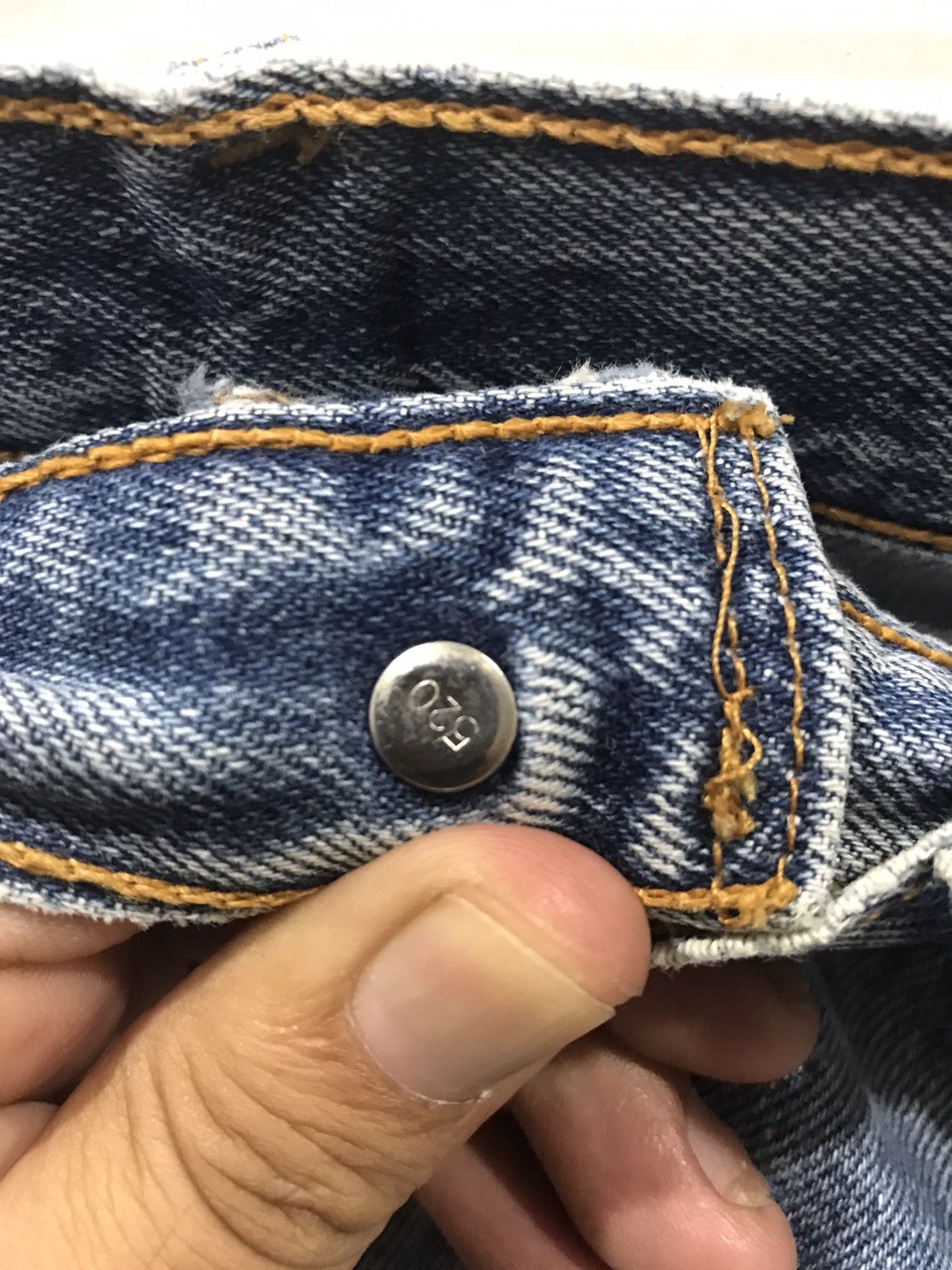 Levi's × Vintage Vintage 90s Levis 501 Kurt Cobain Grunge Distressed Denim Size US 28 / EU 44 - 9 Thumbnail