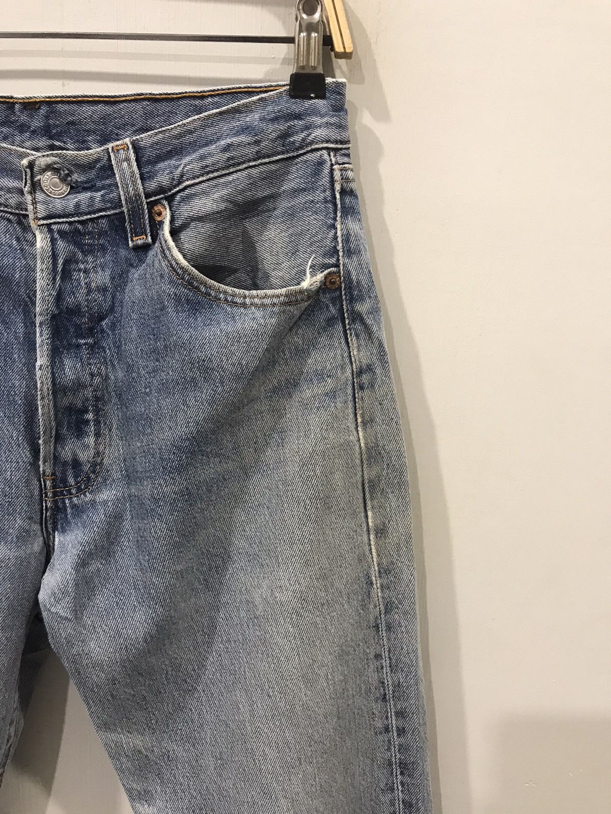 Levi's × Vintage Vintage 90s Levis 501 Kurt Cobain Grunge Distressed Denim Size US 28 / EU 44 - 2 Thumbnail