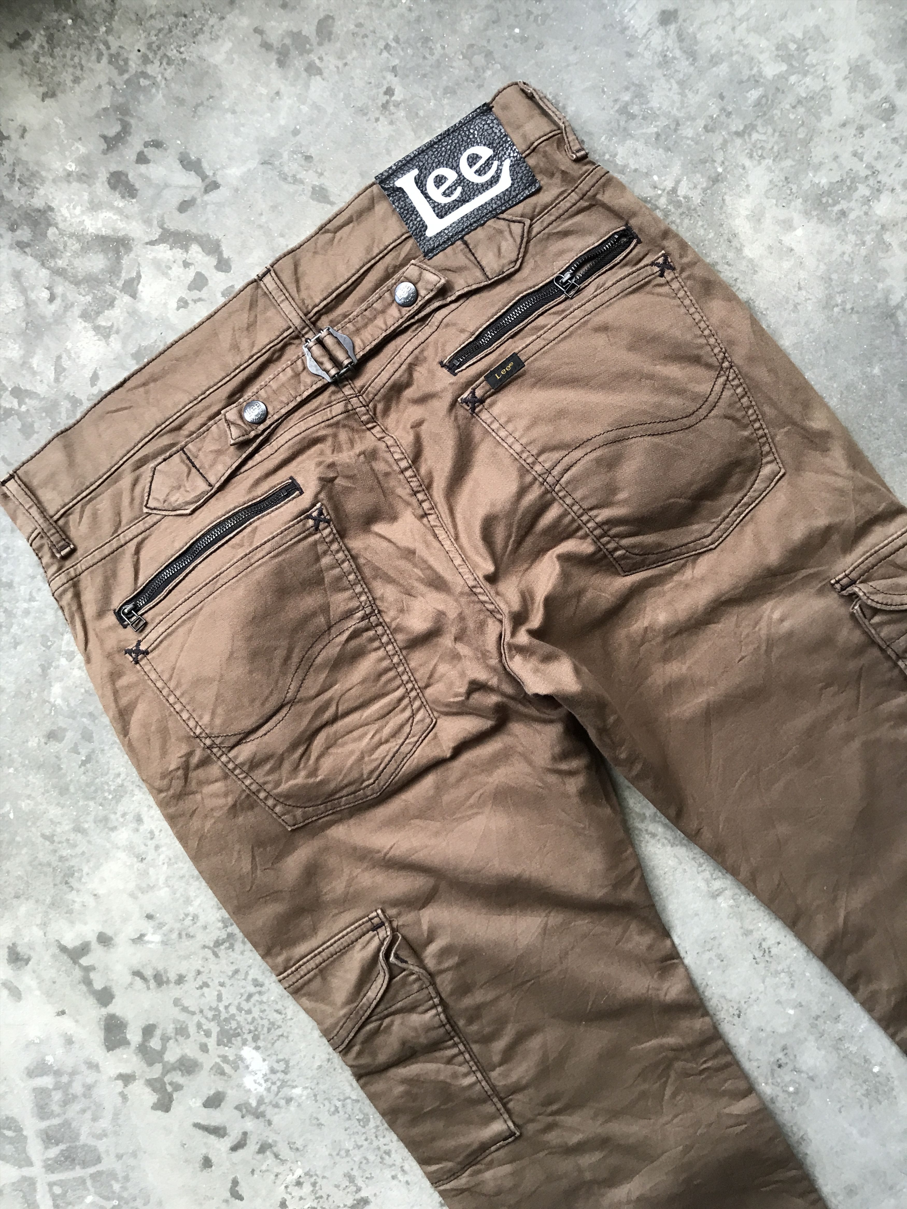 Japanese Brand × Lee CP50 - Lee Multipockets Street Fashion Cargo Pant Size US 33 - 9 Thumbnail