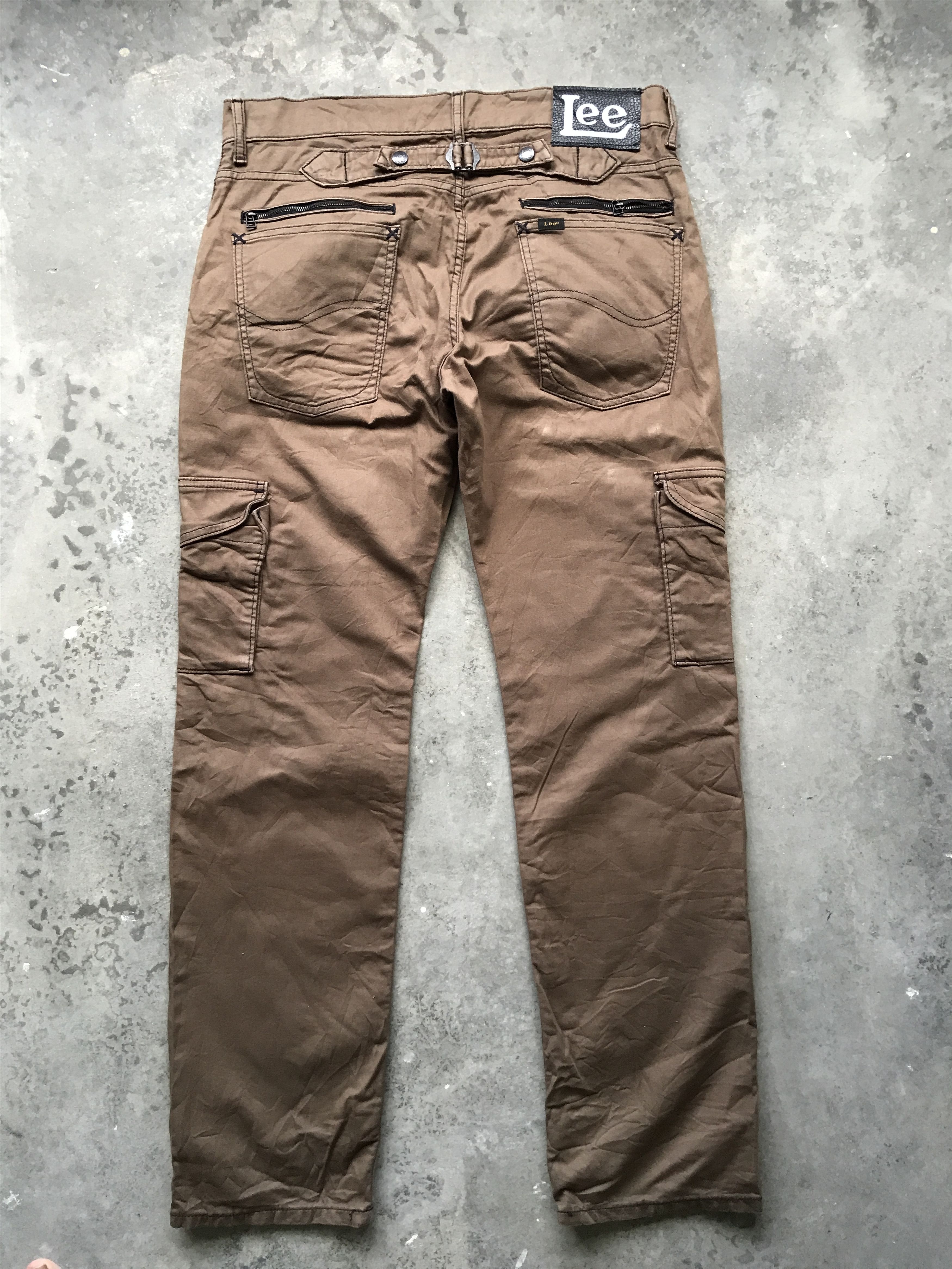 Japanese Brand × Lee CP50 - Lee Multipockets Street Fashion Cargo Pant Size US 33 - 8 Thumbnail