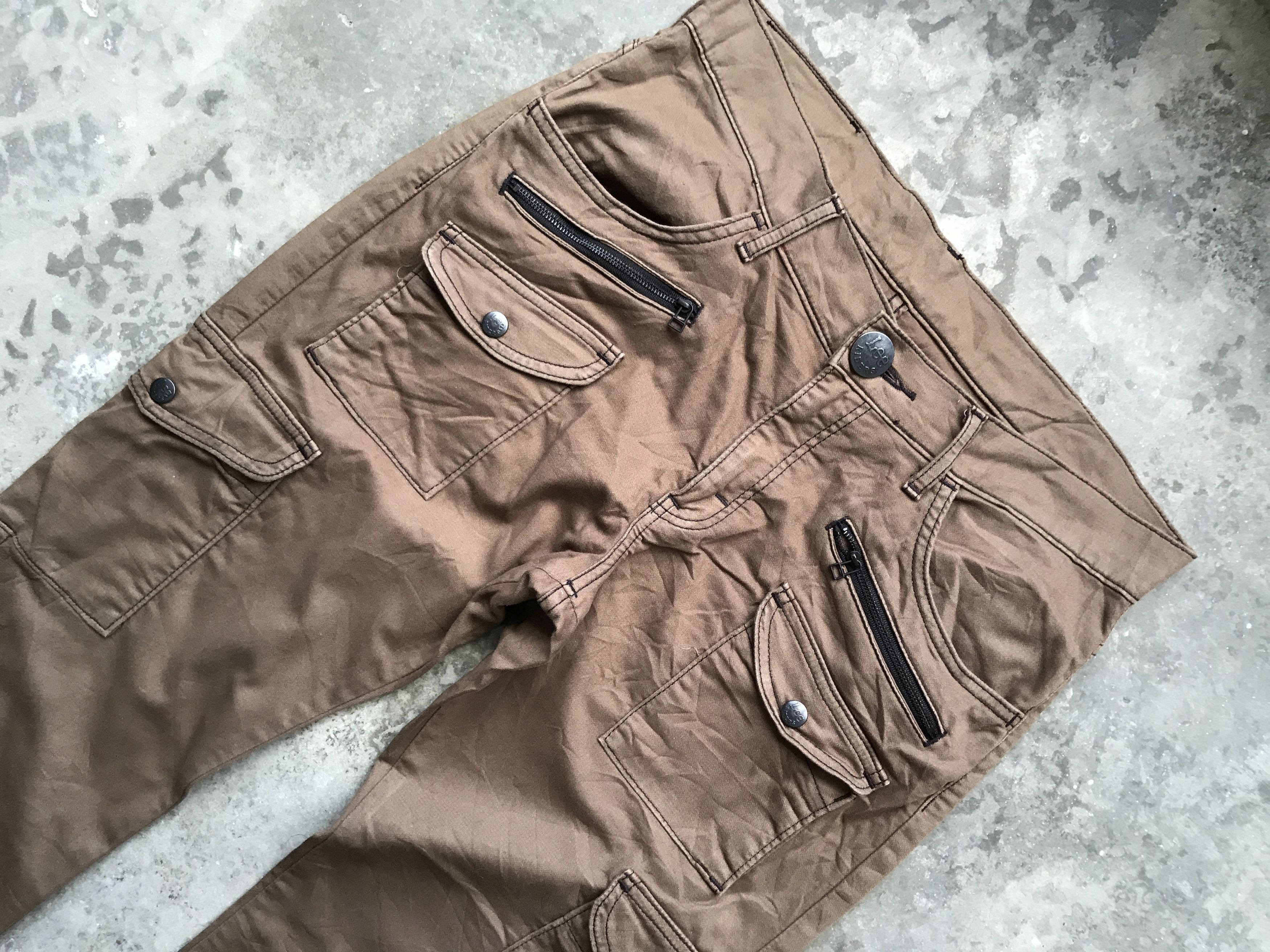 Japanese Brand × Lee CP50 - Lee Multipockets Street Fashion Cargo Pant Size US 33 - 2 Thumbnail