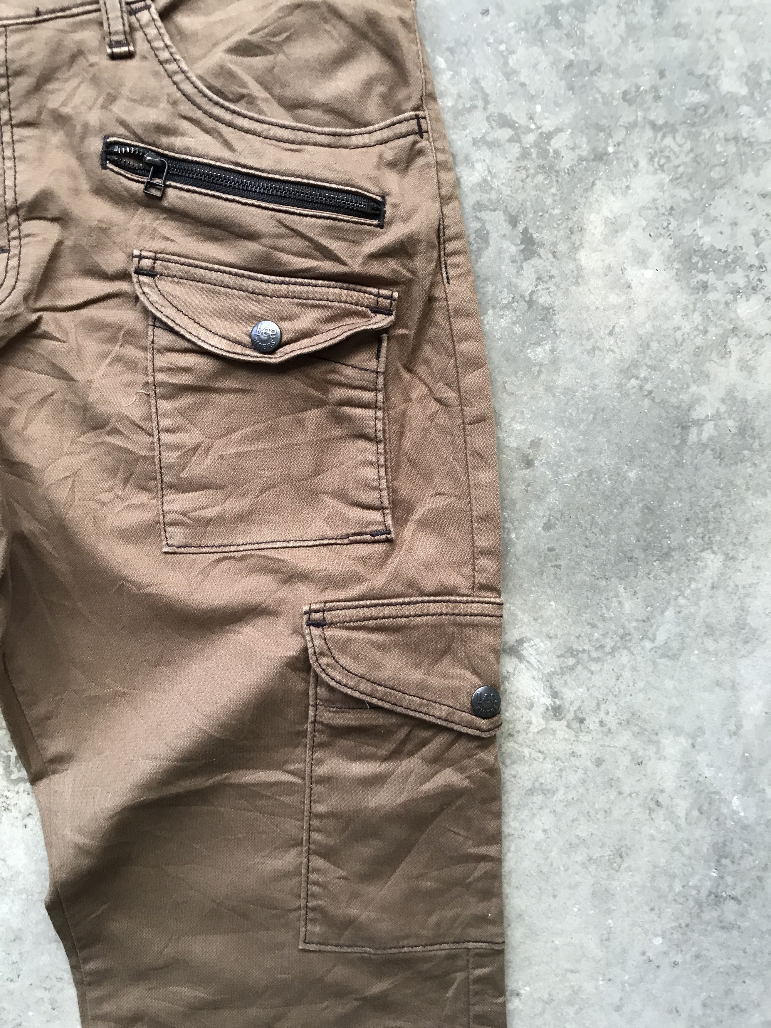 Japanese Brand × Lee CP50 - Lee Multipockets Street Fashion Cargo Pant Size US 33 - 5 Thumbnail