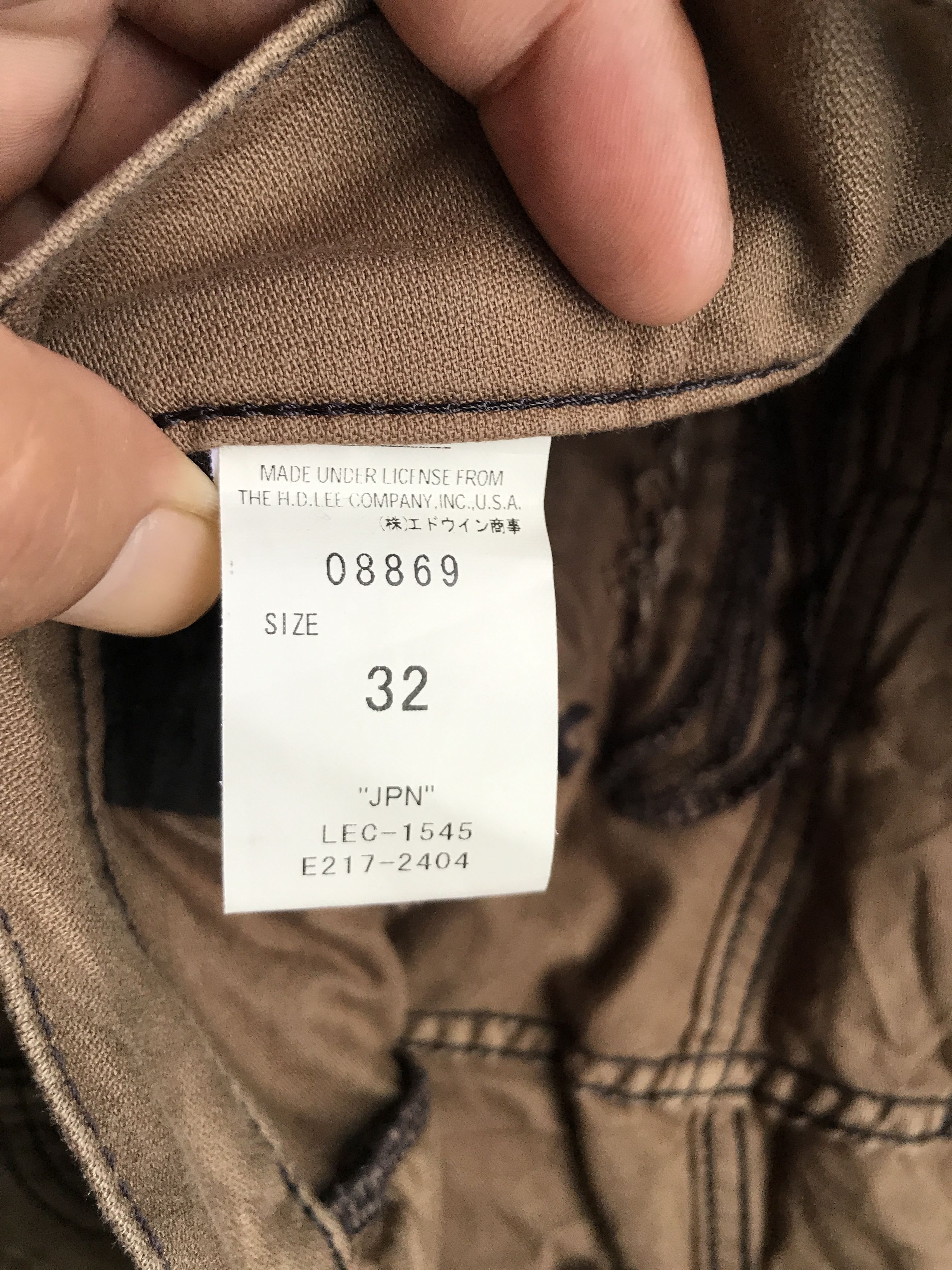 Japanese Brand × Lee CP50 - Lee Multipockets Street Fashion Cargo Pant Size US 33 - 7 Thumbnail