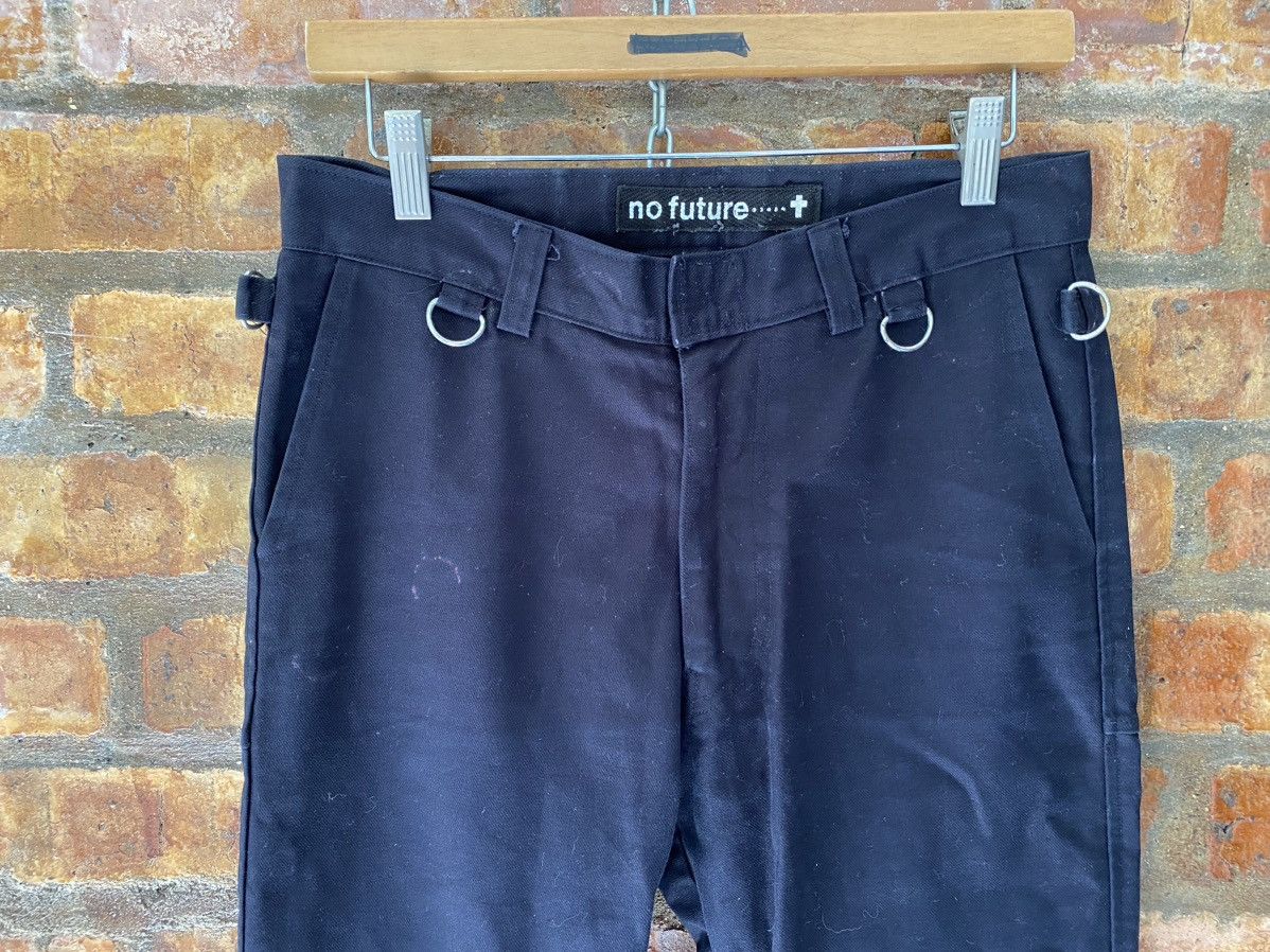 No Future 90s No Future lace up bondage pants Size US 30 / EU 46 - 4 Thumbnail