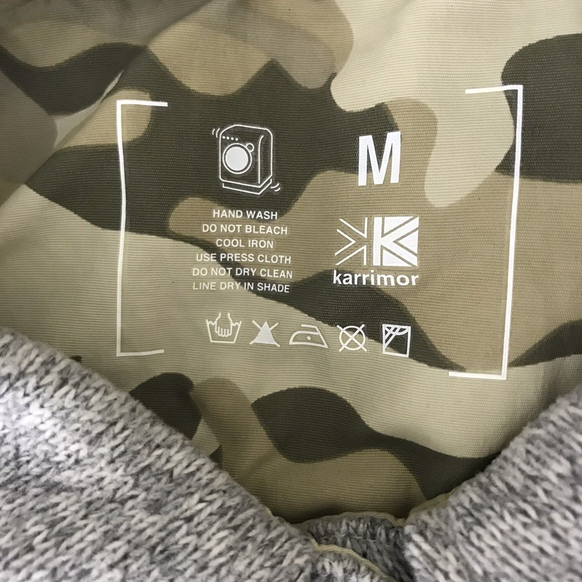 Vintage KARRIMOR Camouflage Army Outdoor Hiking Long Coat Jacket Size US M / EU 48-50 / 2 - 5 Thumbnail