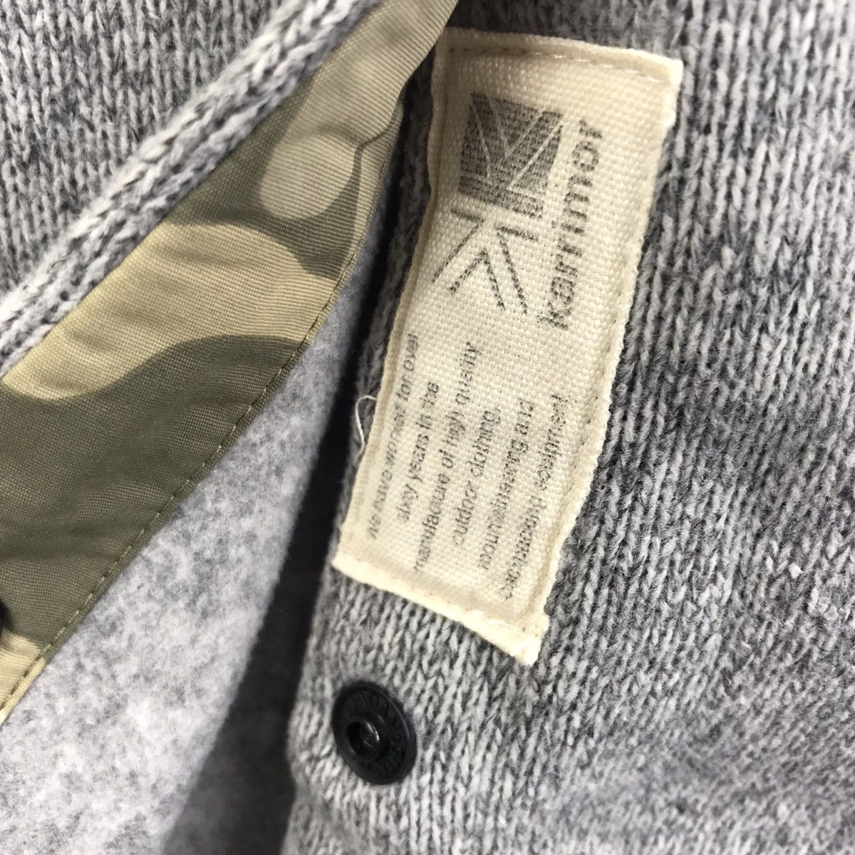 Vintage KARRIMOR Camouflage Army Outdoor Hiking Long Coat Jacket Size US M / EU 48-50 / 2 - 4 Thumbnail
