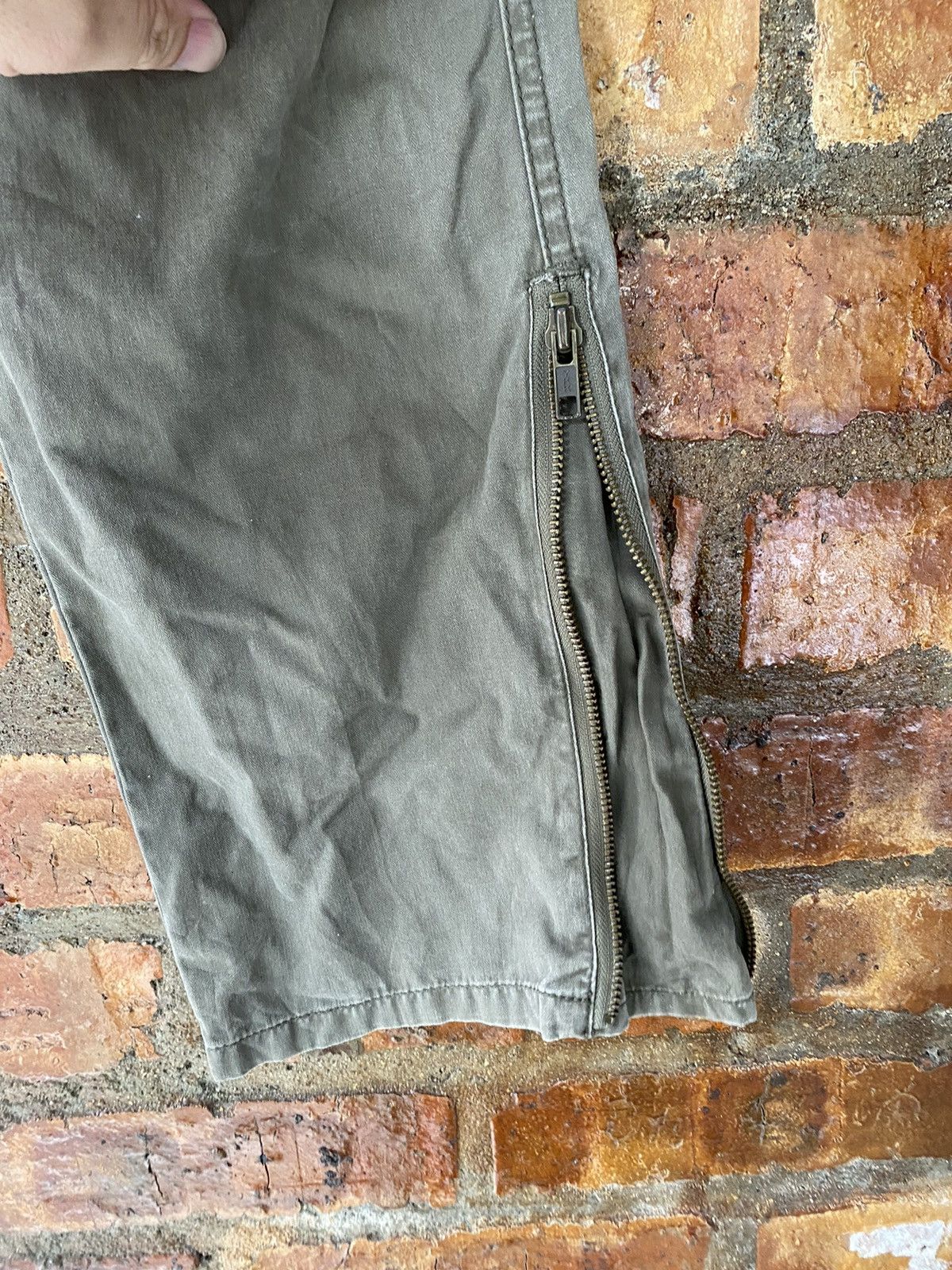 Japanese Brand × PPFM Vtg PPFM Flare Ankle zipper cargos Size US 30 / EU 46 - 7 Thumbnail