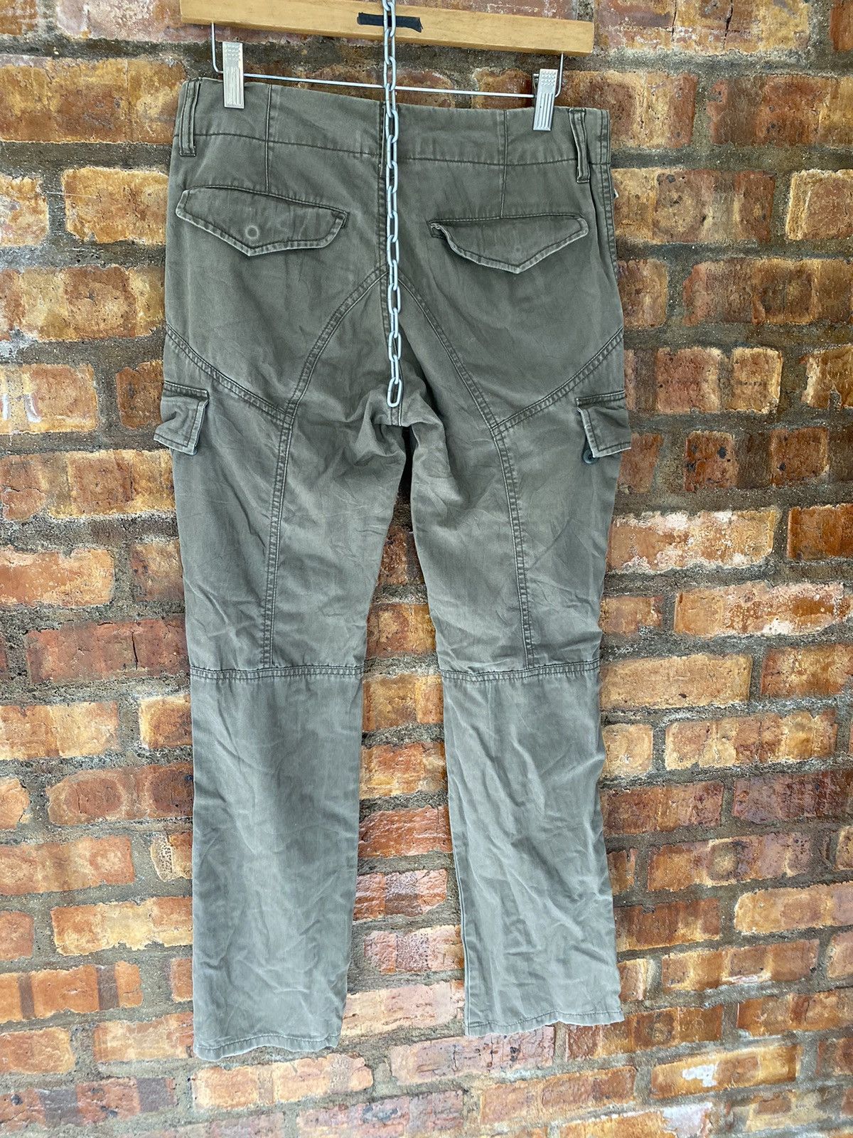 Japanese Brand × PPFM Vtg PPFM Flare Ankle zipper cargos Size US 30 / EU 46 - 9 Thumbnail