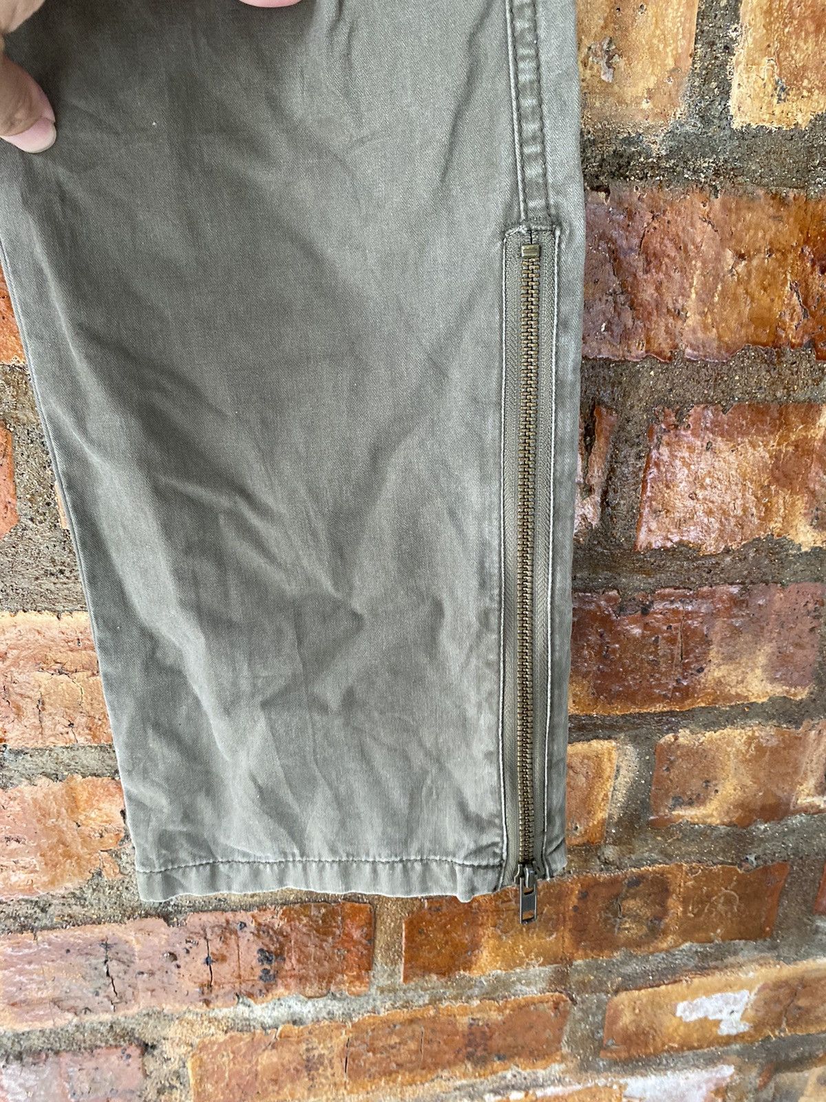 Japanese Brand × PPFM Vtg PPFM Flare Ankle zipper cargos Size US 30 / EU 46 - 8 Thumbnail