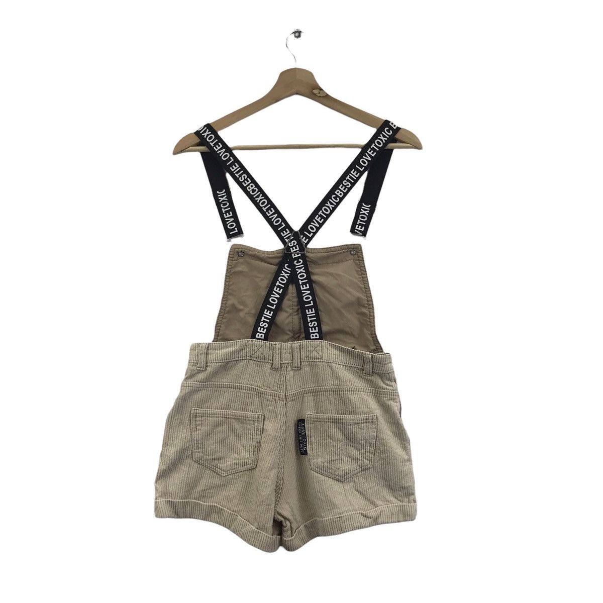 Japanese Brand LOVETOXIC Punk JapaneseBrandSexy ShortPant CorduroySuspender Size 26" / US 2 / IT 38 - 7 Thumbnail