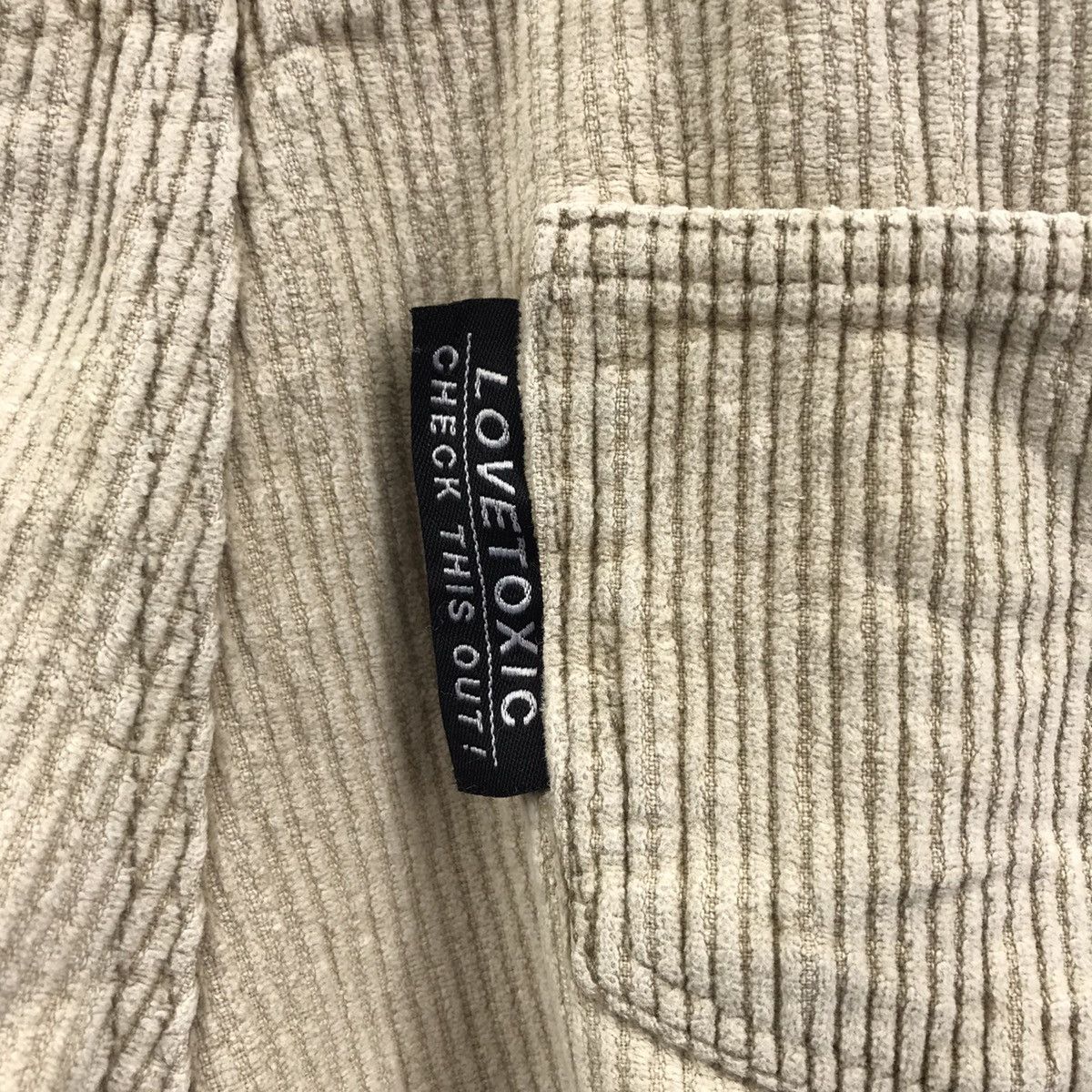 Japanese Brand LOVETOXIC Punk JapaneseBrandSexy ShortPant CorduroySuspender Size 26" / US 2 / IT 38 - 8 Thumbnail