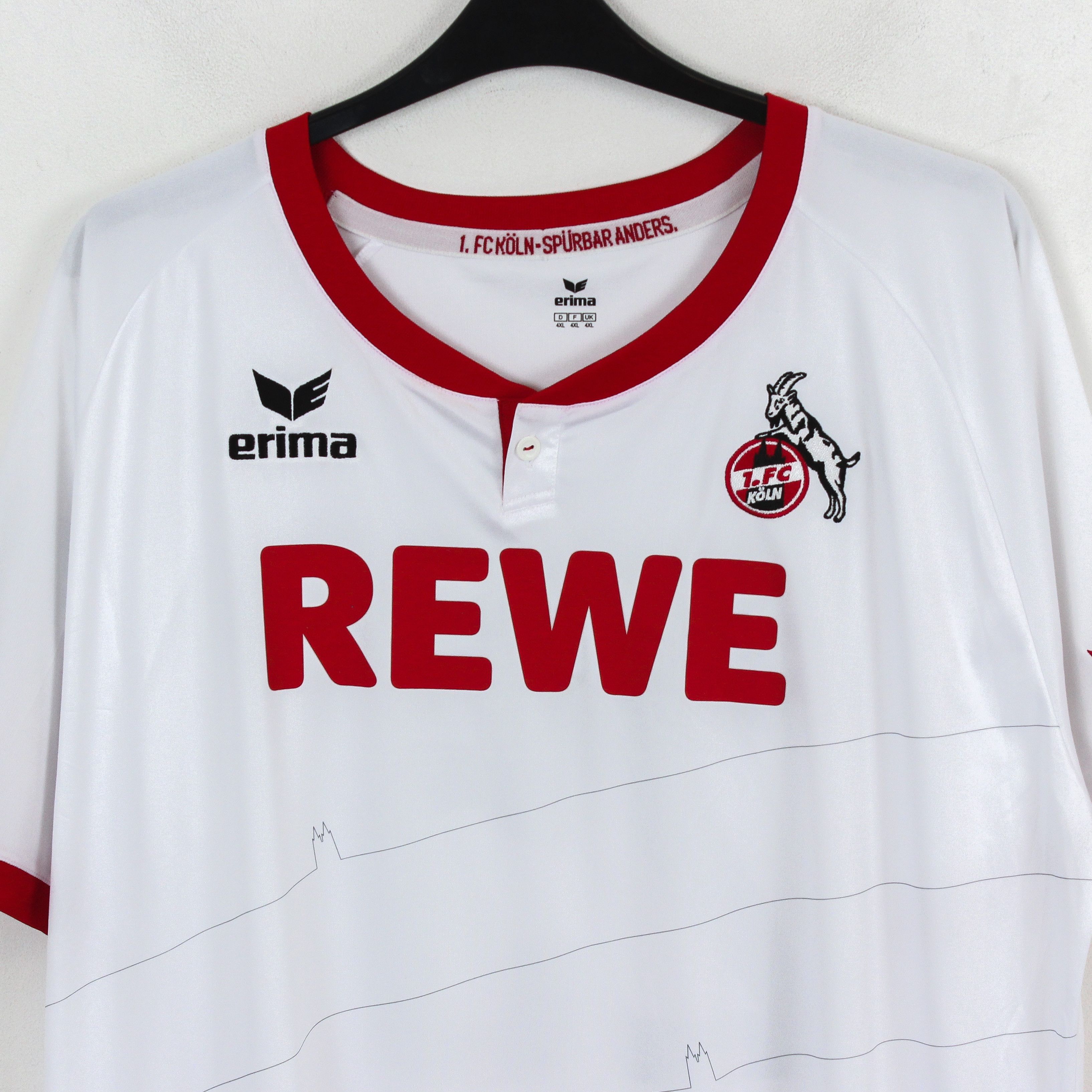 Erima FC Koln Men 4XL Football Jersey Shirt 2015 2016 #25 Nagasawa Size US XXL / EU 58 / 5 - 3 Thumbnail