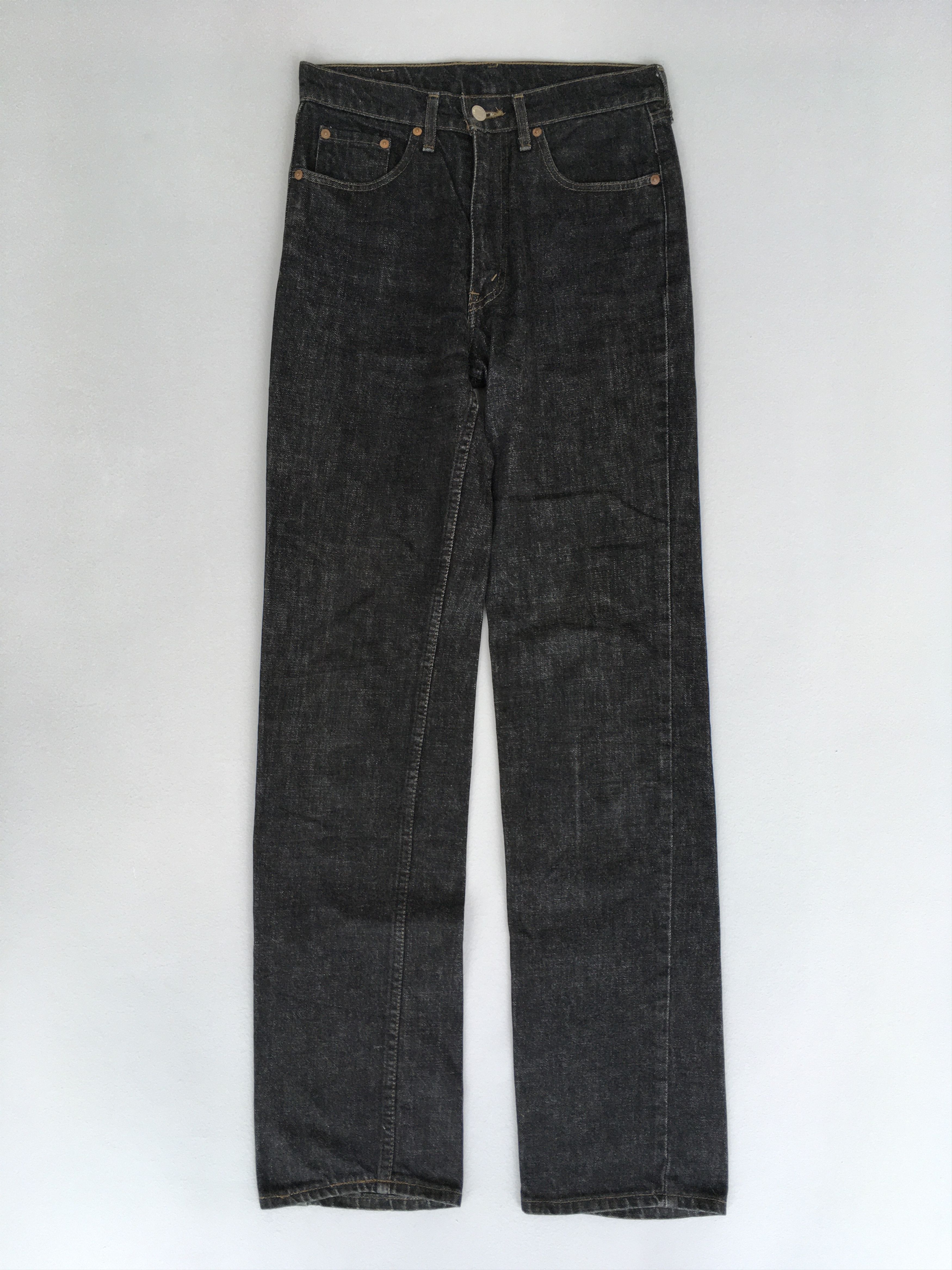 Vintage Size 28x33.5 Vintage Levis 503 Dark Black Jeans Straigh Leg ...