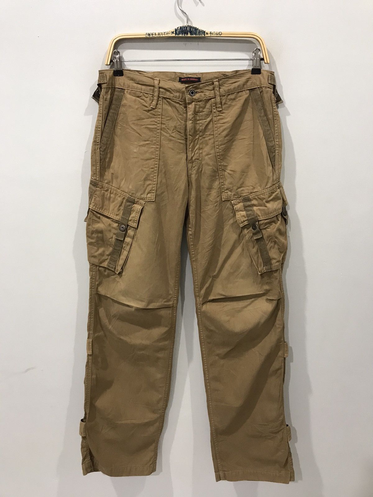 Japanese Brand BLUE WAY Archival Design Rare Parachute Cargo Pant Size US 31 - 3 Thumbnail