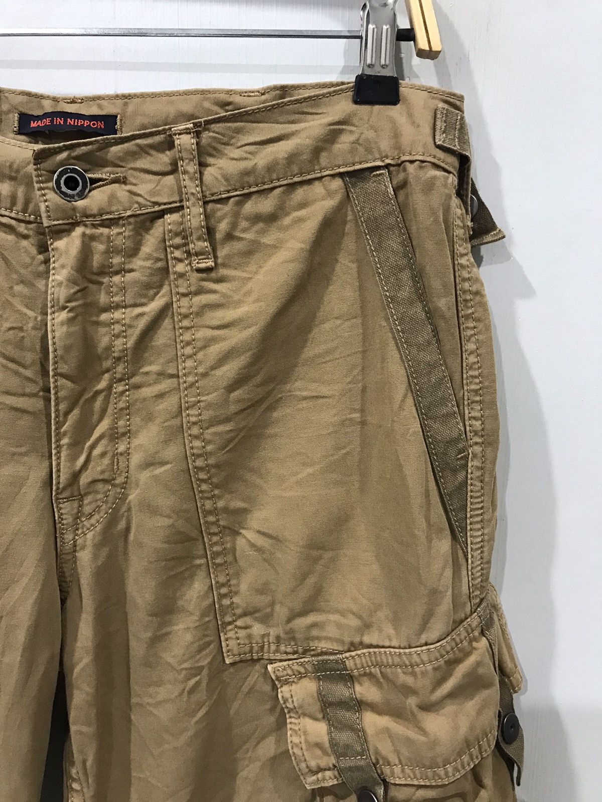 Japanese Brand BLUE WAY Archival Design Rare Parachute Cargo Pant Size US 31 - 4 Thumbnail