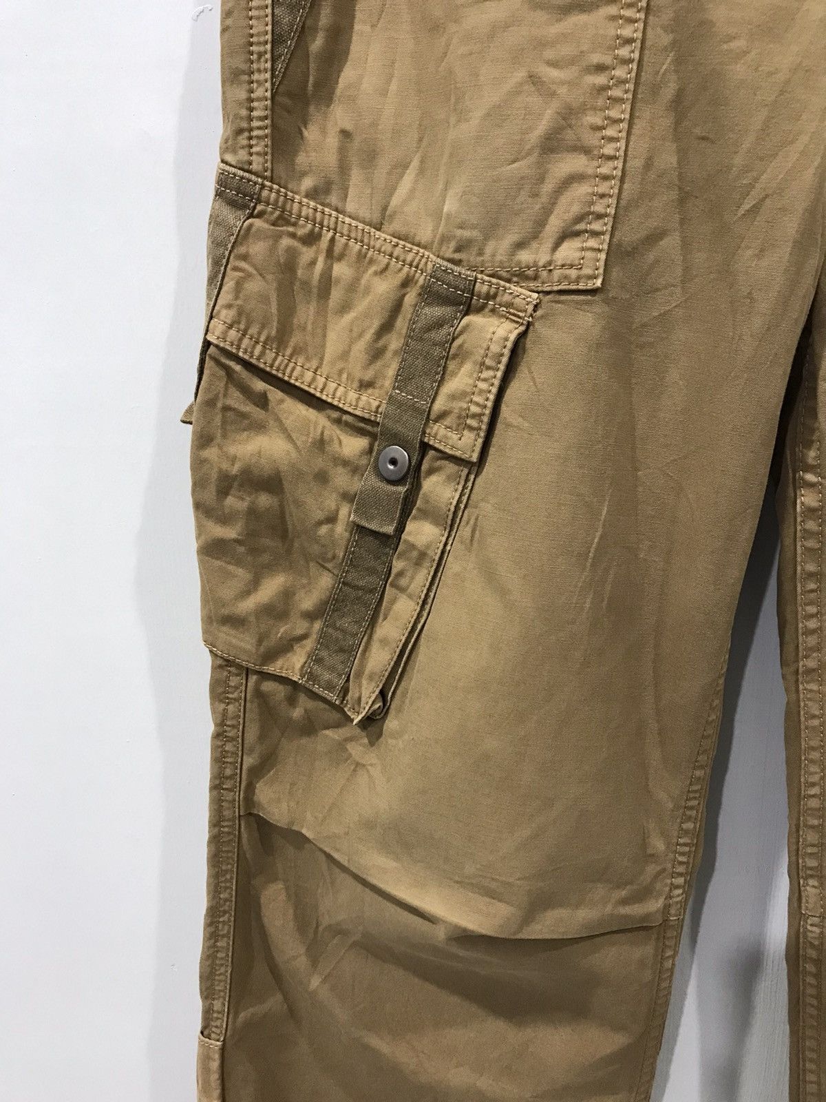 Japanese Brand BLUE WAY Archival Design Rare Parachute Cargo Pant Size US 31 - 7 Thumbnail