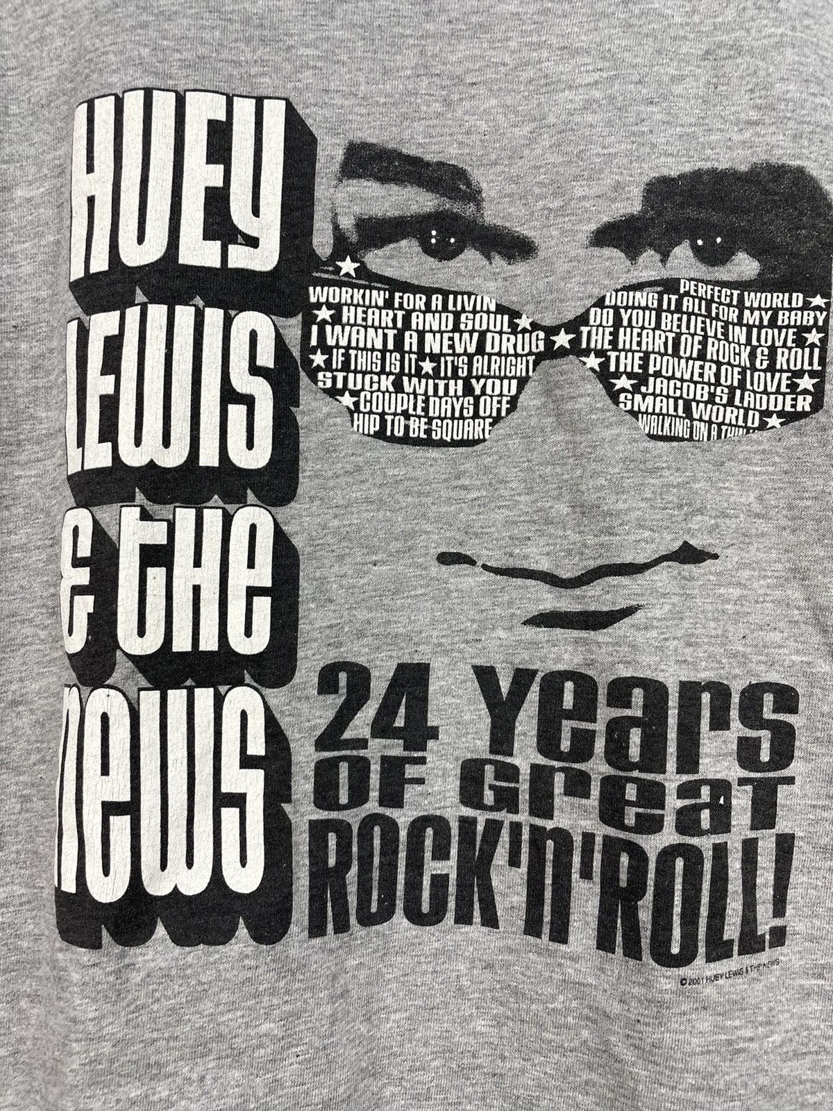 Band Tees Vintage Y2K Huey Lewis & The News rock band t shirt Size US S / EU 44-46 / 1 - 4 Thumbnail