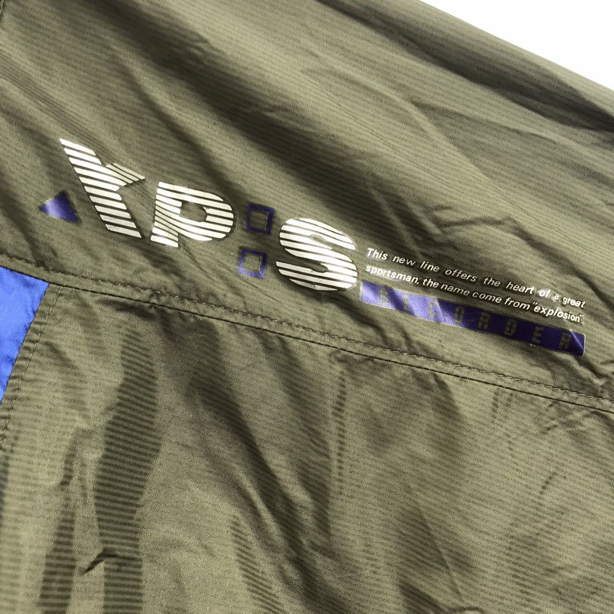 Asics ASICS XP S Japanese Brand Sportswear Green Bomber Jacket Size US L / EU 52-54 / 3 - 3 Thumbnail