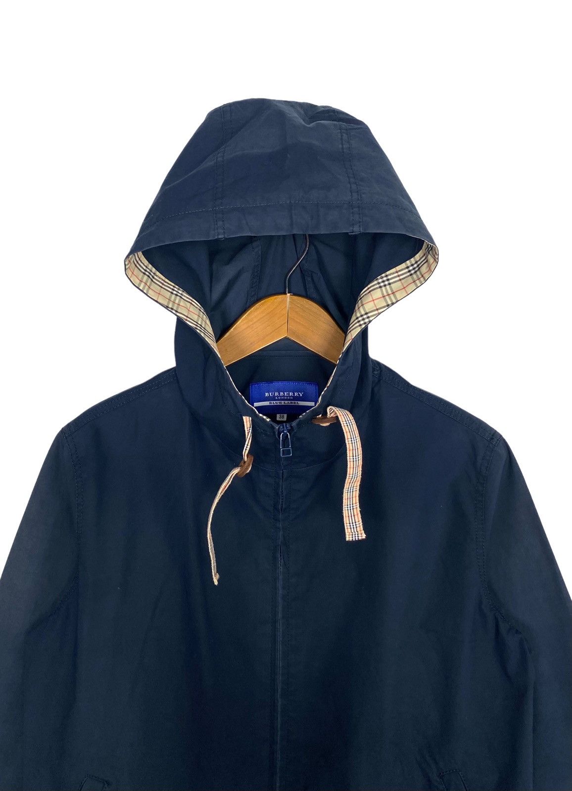 Burberry Rare‼️Burberry Blue Label Novacheck Hoodie SUNFADED Size M / US 6-8 / IT 42-44 - 4 Thumbnail