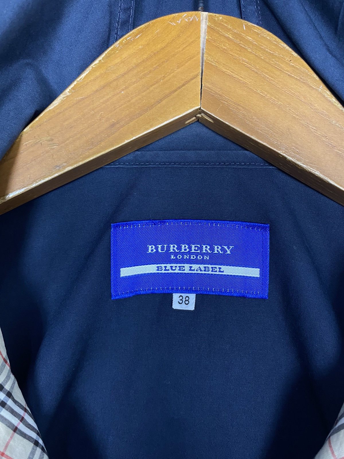 Burberry Rare‼️Burberry Blue Label Novacheck Hoodie SUNFADED Size M / US 6-8 / IT 42-44 - 8 Thumbnail