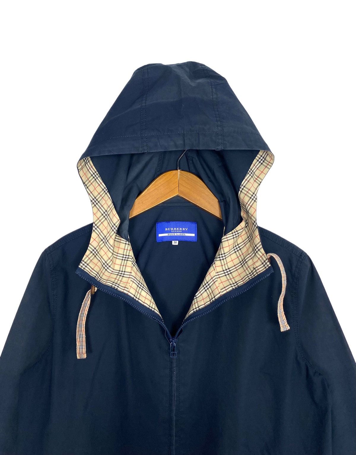 Burberry Rare‼️Burberry Blue Label Novacheck Hoodie SUNFADED Size M / US 6-8 / IT 42-44 - 5 Thumbnail