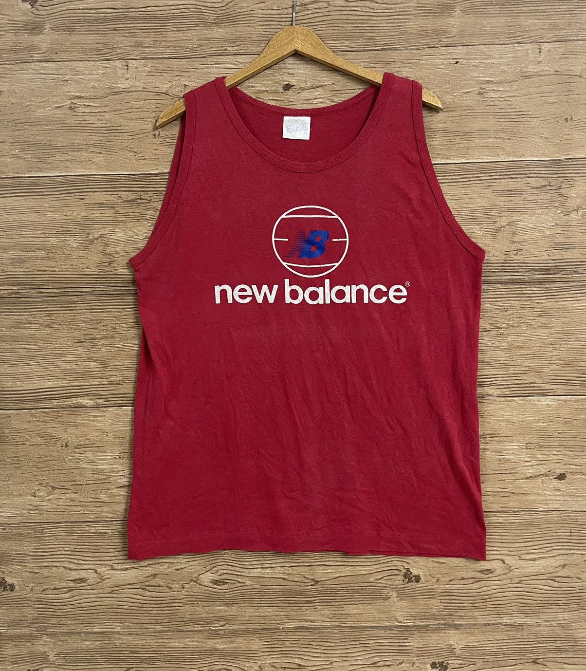 Vintage New Balance Tank Top 50/50 L USA Basketball 80’s