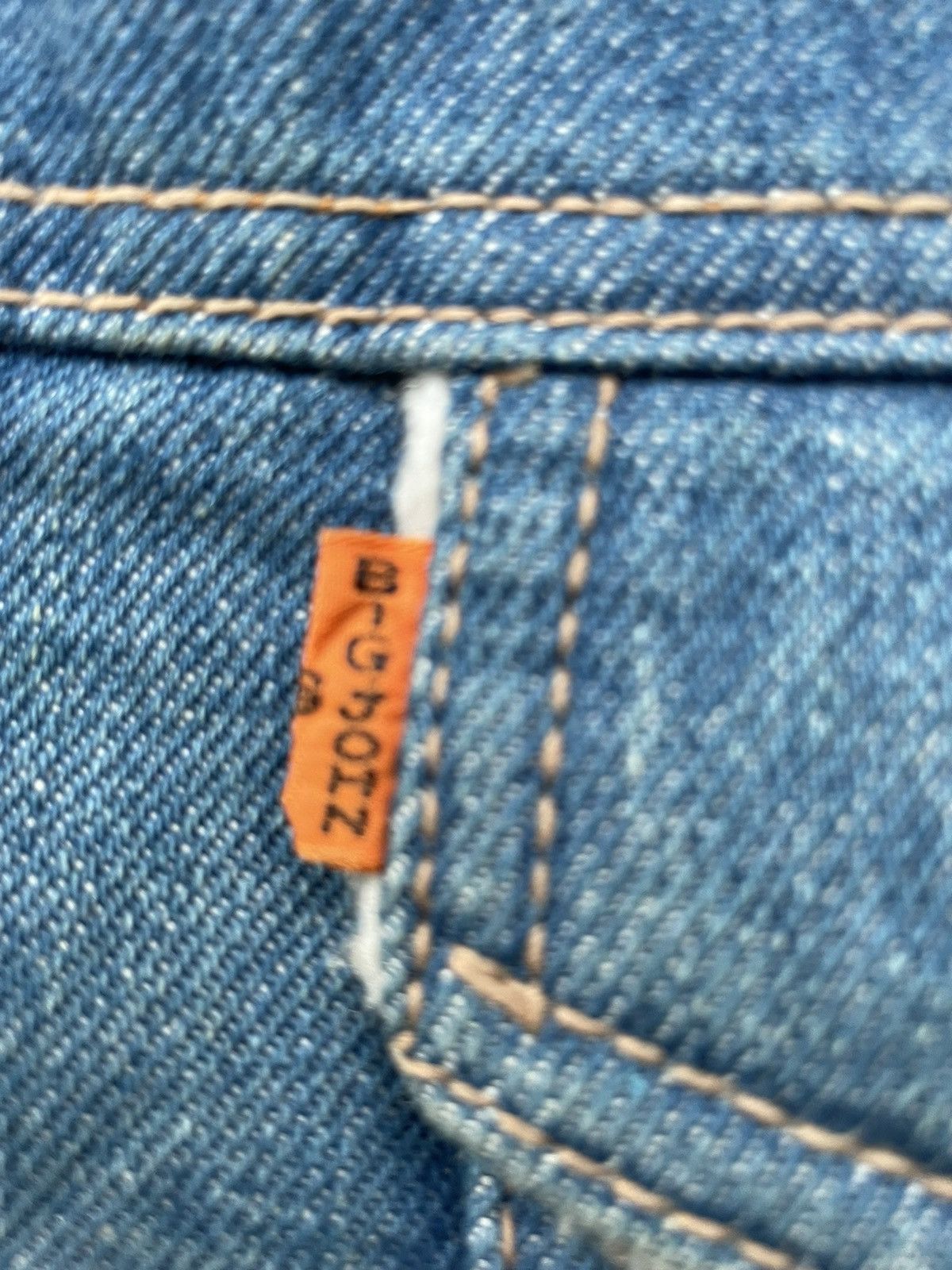 Big John × Vintage Vintage Big John Orange Tag Sherpa Denim Jacket Size US M / EU 48-50 / 2 - 14 Thumbnail
