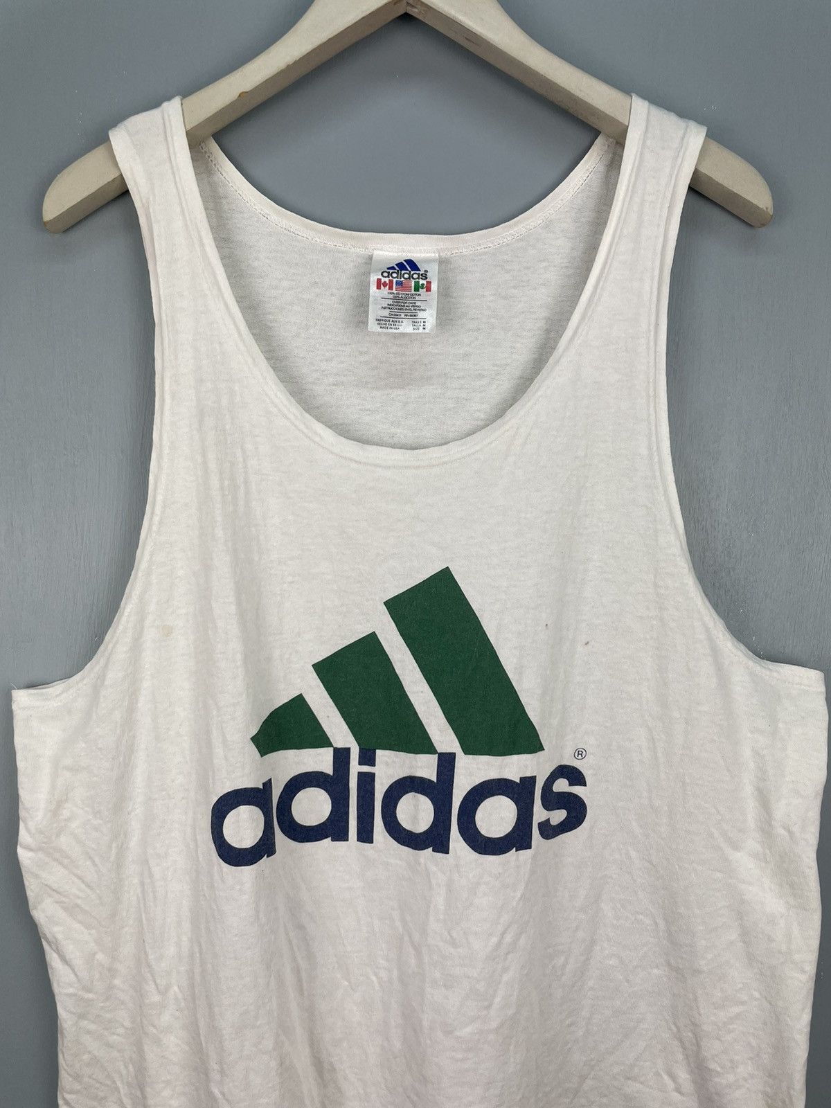 Adidas Vintage 90s Adidas Equipment tank top Size US M / EU 48-50 / 2 - 3 Thumbnail