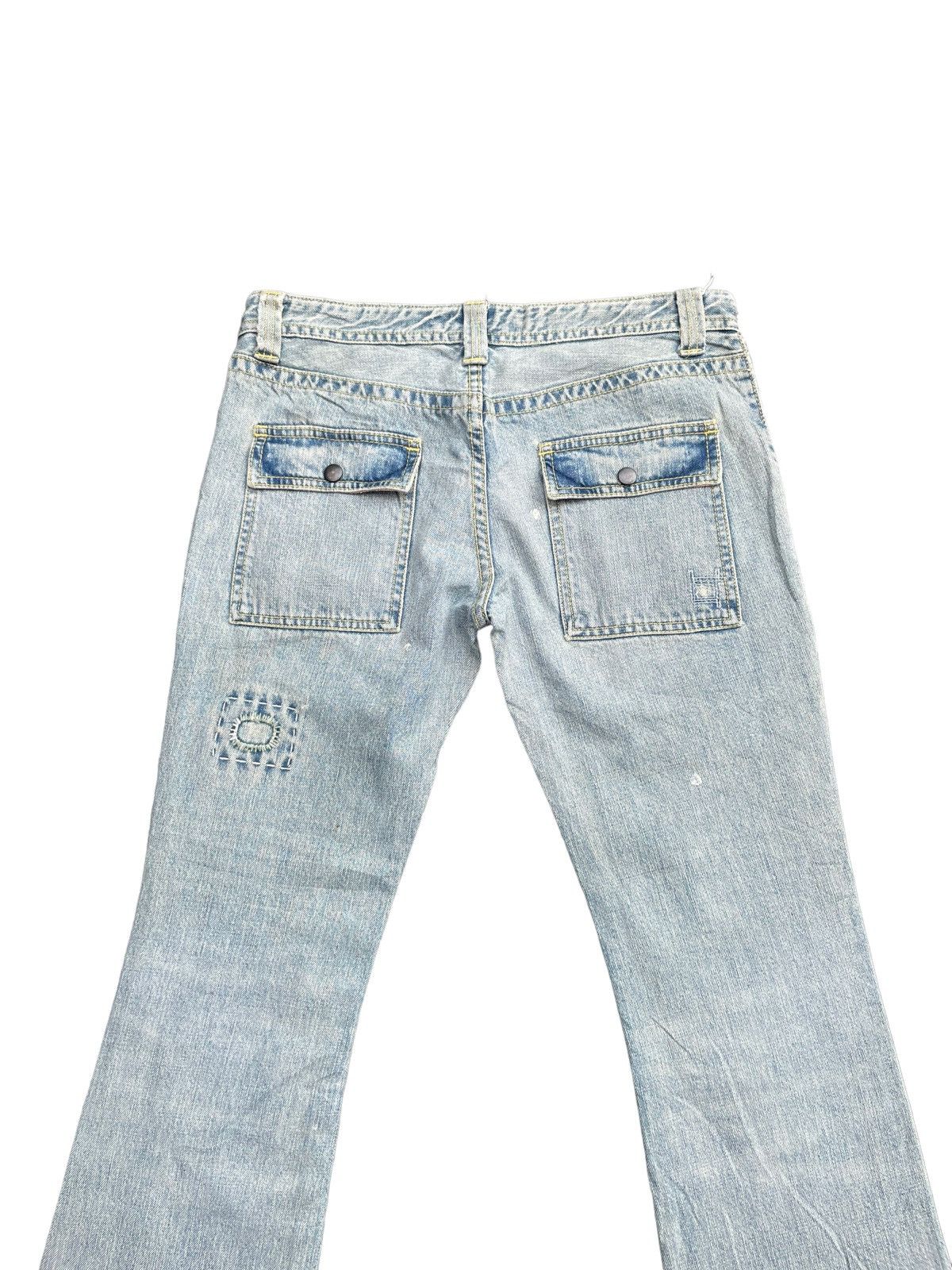Japanese Brand Back Number Sashiko Design Bush Pant Size 32" / US 10 / IT 46 - 8 Thumbnail