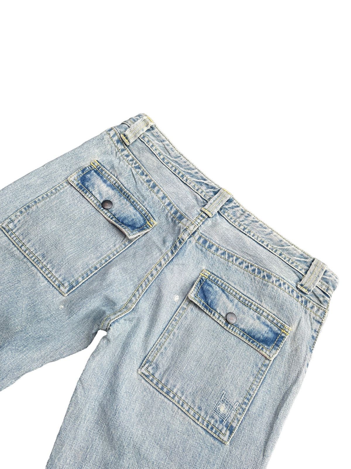 Japanese Brand Back Number Sashiko Design Bush Pant Size 32" / US 10 / IT 46 - 9 Thumbnail