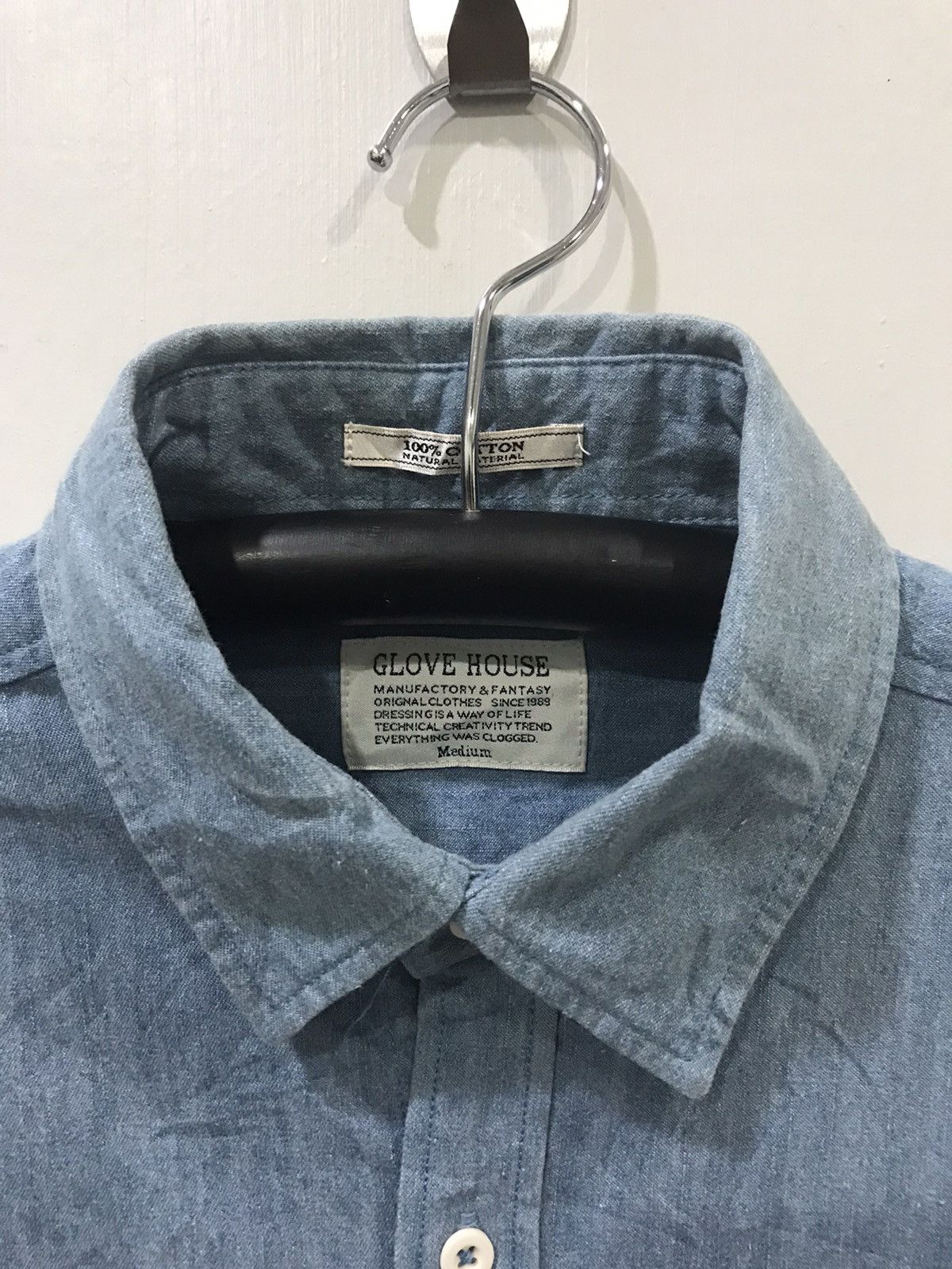 Japanese Brand GLOVE HOUSE Japan USA Flag Print All Over Shirt Size US M / EU 48-50 / 2 - 8 Thumbnail