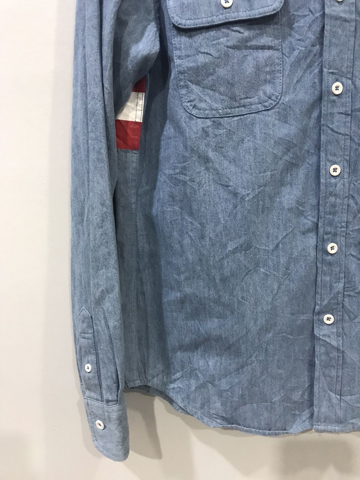Japanese Brand GLOVE HOUSE Japan USA Flag Print All Over Shirt Size US M / EU 48-50 / 2 - 12 Thumbnail