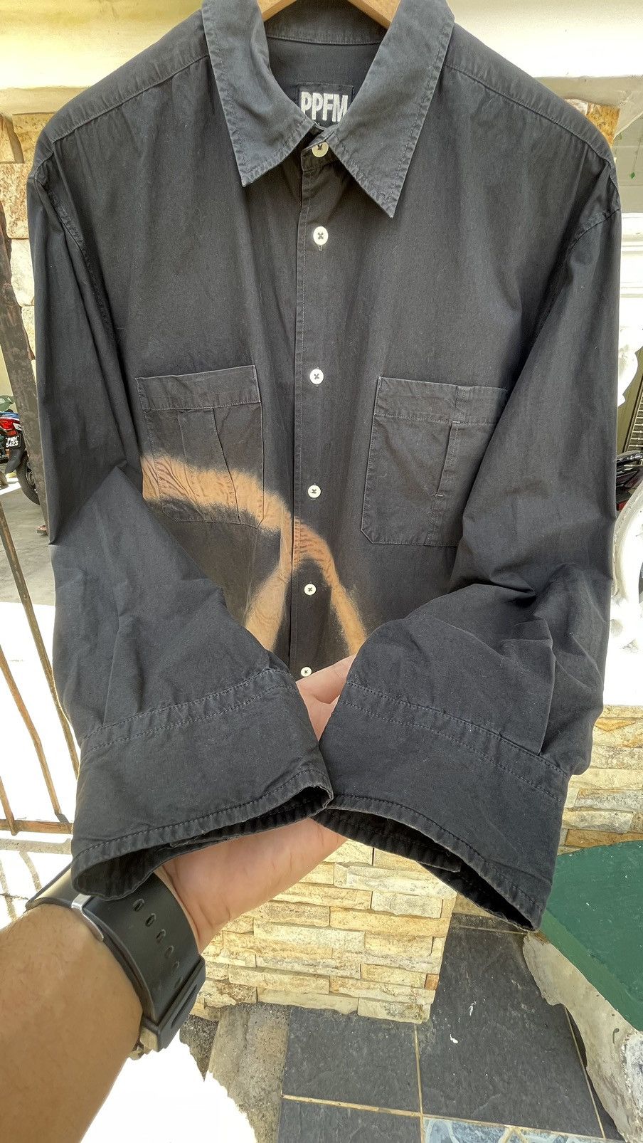 PPFM Rare Vintage 90s🔥PPFM🔥Power To The Poeple Shirt Button Up Size US L / EU 52-54 / 3 - 5 Thumbnail