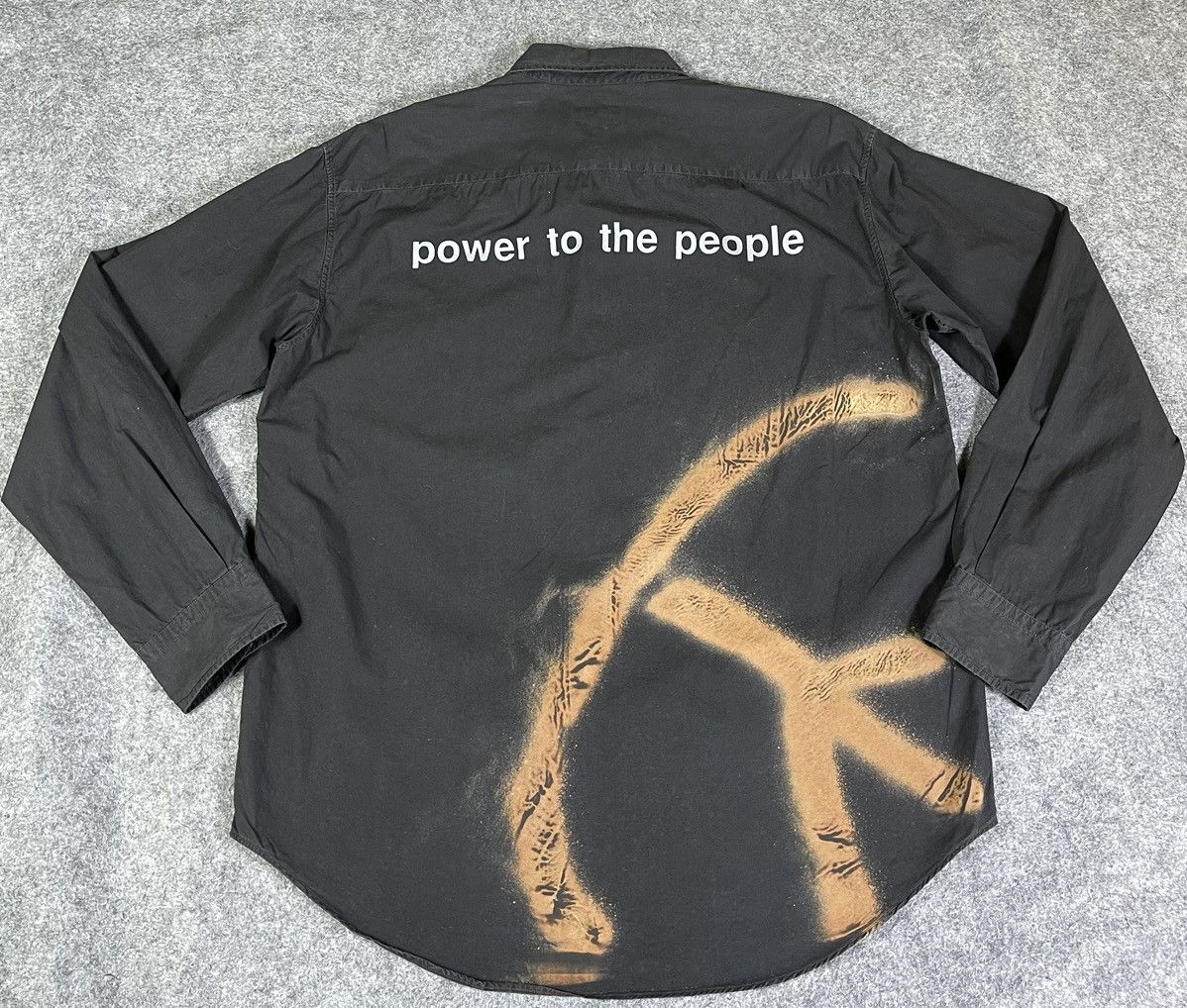 PPFM Rare Vintage 90s🔥PPFM🔥Power To The Poeple Shirt Button Up Size US L / EU 52-54 / 3 - 1 Thumbnail