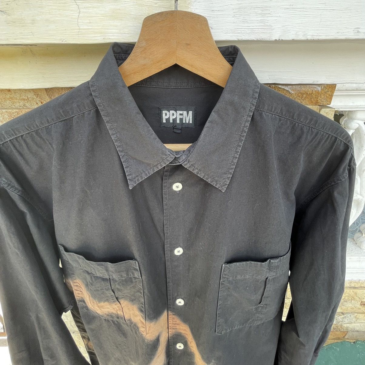 PPFM Rare Vintage 90s🔥PPFM🔥Power To The Poeple Shirt Button Up Size US L / EU 52-54 / 3 - 4 Thumbnail