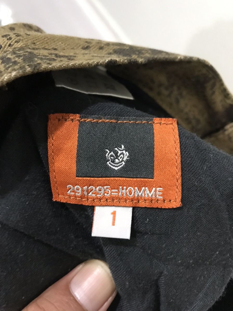 291295=Homme 💥291295 HOMME Very Rare Full Print Stamp Cargo Pant F106 Size US 27 - 21 Thumbnail