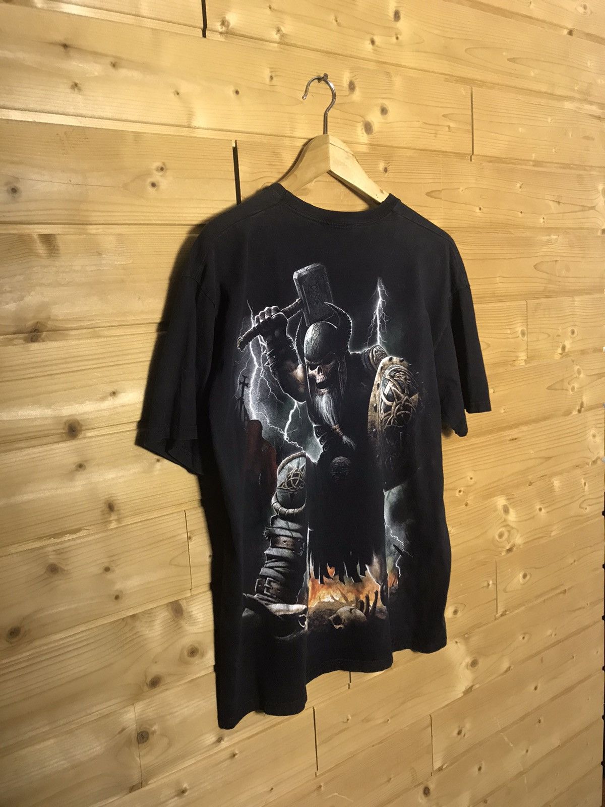 Vintage Vintage Spiral skull t-shirt Size US L / EU 52-54 / 3 - 8 Thumbnail