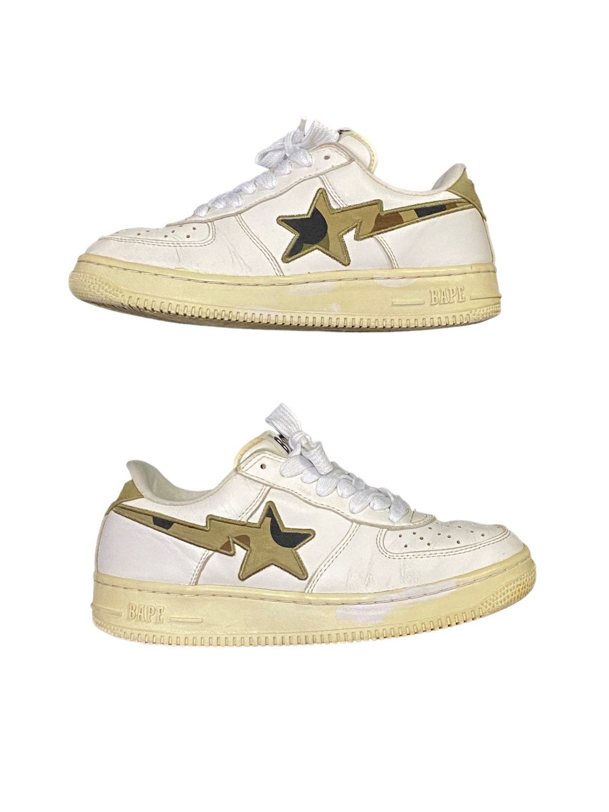 Bape A Bathing Ape ( BAPE ) Bapesta 1st Camo Sneakers Size US 9 / EU 42 - 5 Thumbnail