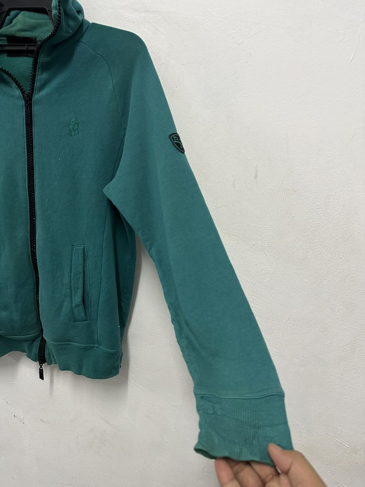 Vintage Distress Dartin Bonaparto Swarovski Full Zipper Hoodie Size US S / EU 44-46 / 1 - 6 Thumbnail
