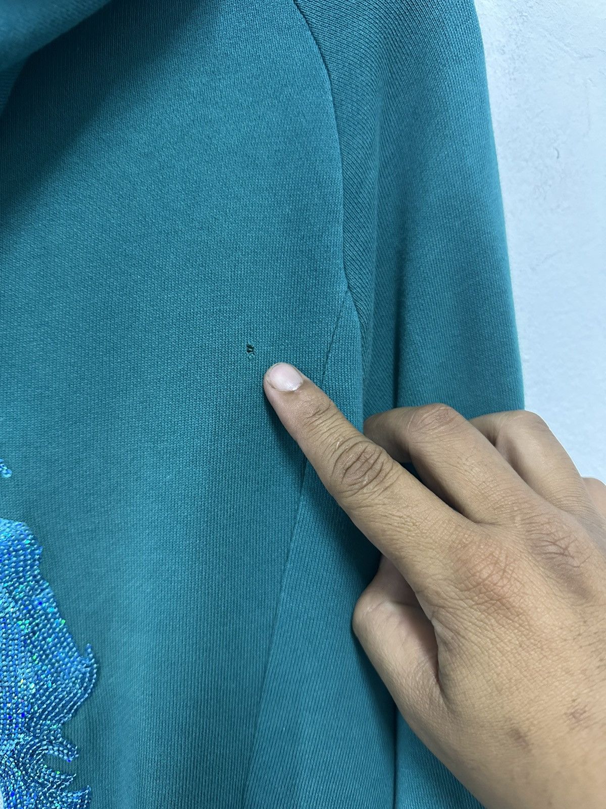 Vintage Distress Dartin Bonaparto Swarovski Full Zipper Hoodie Size US S / EU 44-46 / 1 - 4 Thumbnail