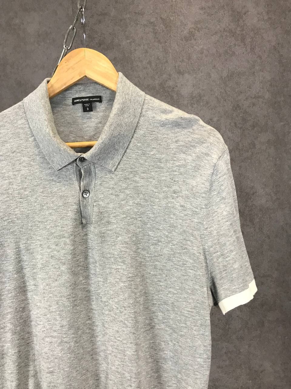 James Perse James Perse designer polo tee Size US L / EU 52-54 / 3 - 2 Thumbnail