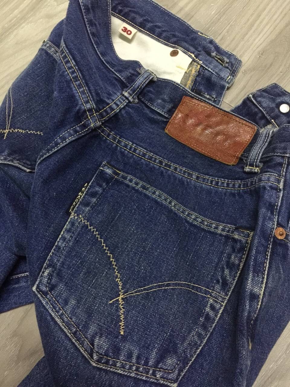 Blue Blue Japan HR Market Blue Denim Selvedge Jeans Size US 28 / EU 44 - 24 Thumbnail