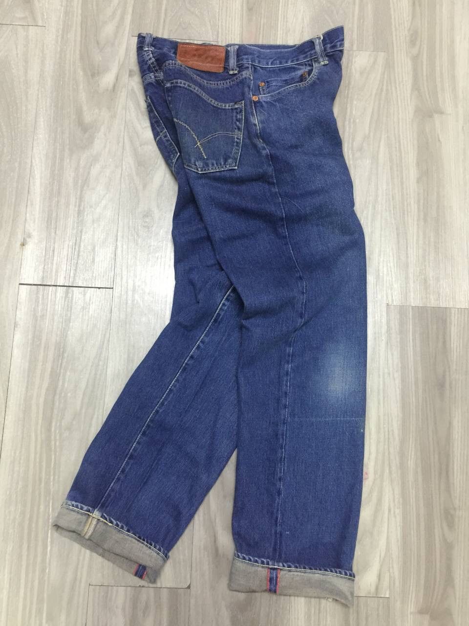 Blue Blue Japan HR Market Blue Denim Selvedge Jeans Size US 28 / EU 44 - 17 Thumbnail