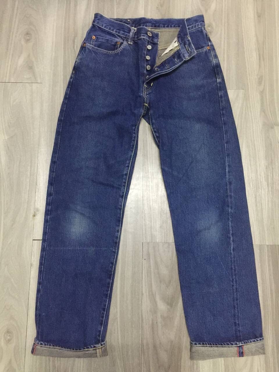 Blue Blue Japan HR Market Blue Denim Selvedge Jeans Size US 28 / EU 44 - 4 Thumbnail