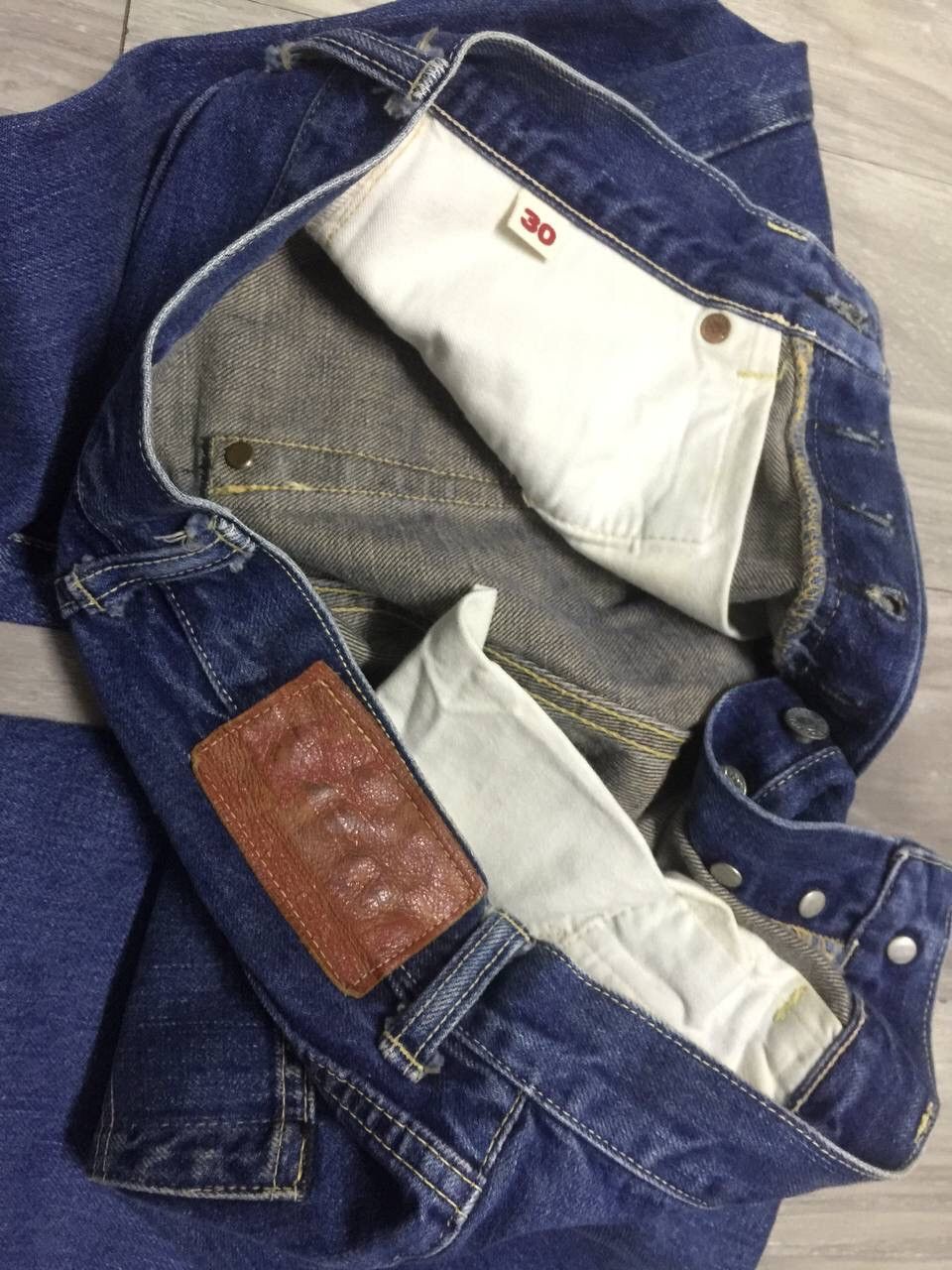 Blue Blue Japan HR Market Blue Denim Selvedge Jeans Size US 28 / EU 44 - 21 Thumbnail