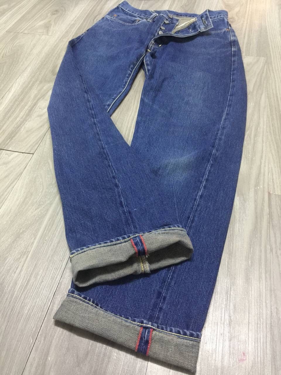 Blue Blue Japan HR Market Blue Denim Selvedge Jeans Size US 28 / EU 44 - 13 Thumbnail