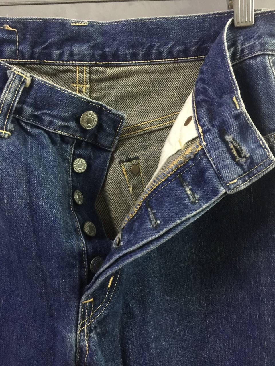 Blue Blue Japan HR Market Blue Denim Selvedge Jeans Size US 28 / EU 44 - 15 Thumbnail