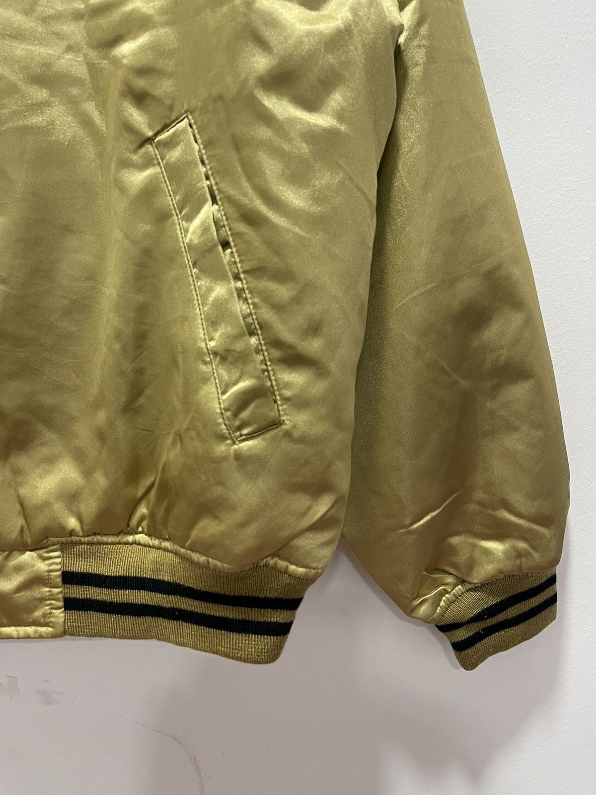 Japanese Brand × Vintage VINTAGE MALTS BEER REVERSIBLE KANYE STYLE BOMBER JACKET Size US L / EU 52-54 / 3 - 6 Thumbnail
