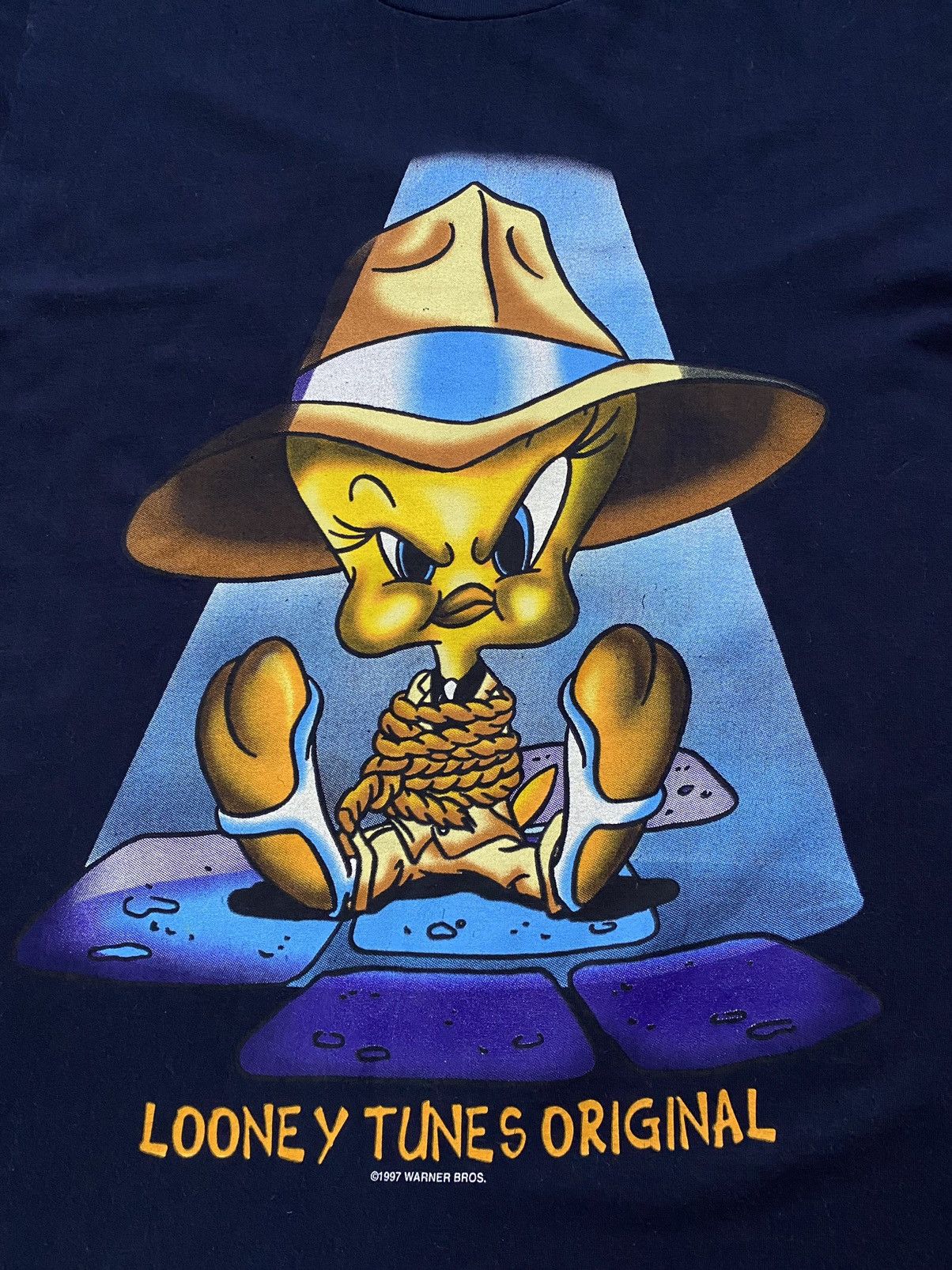 Vintage Vintage Y2K 1997 Tweety Looney Tunes T Shirt Tee Taz Marvin Size US M / EU 48-50 / 2 - 2 Thumbnail
